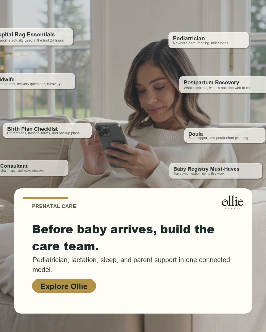 Ollie Pediatrics Facebook ad