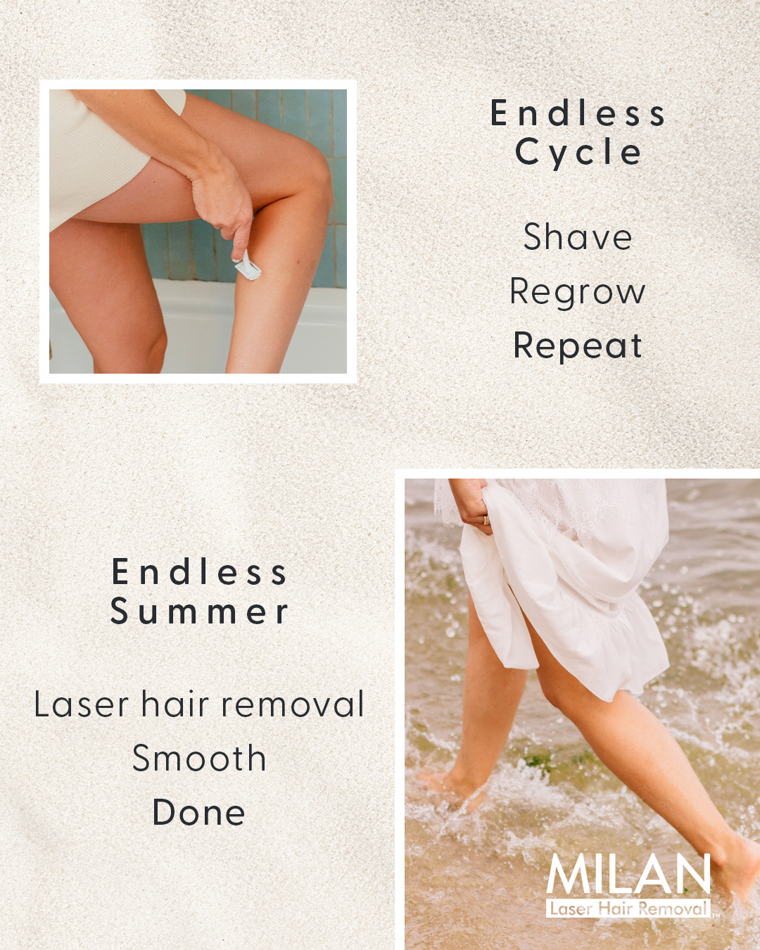 Milan Laser Hair Removal Facebook ad