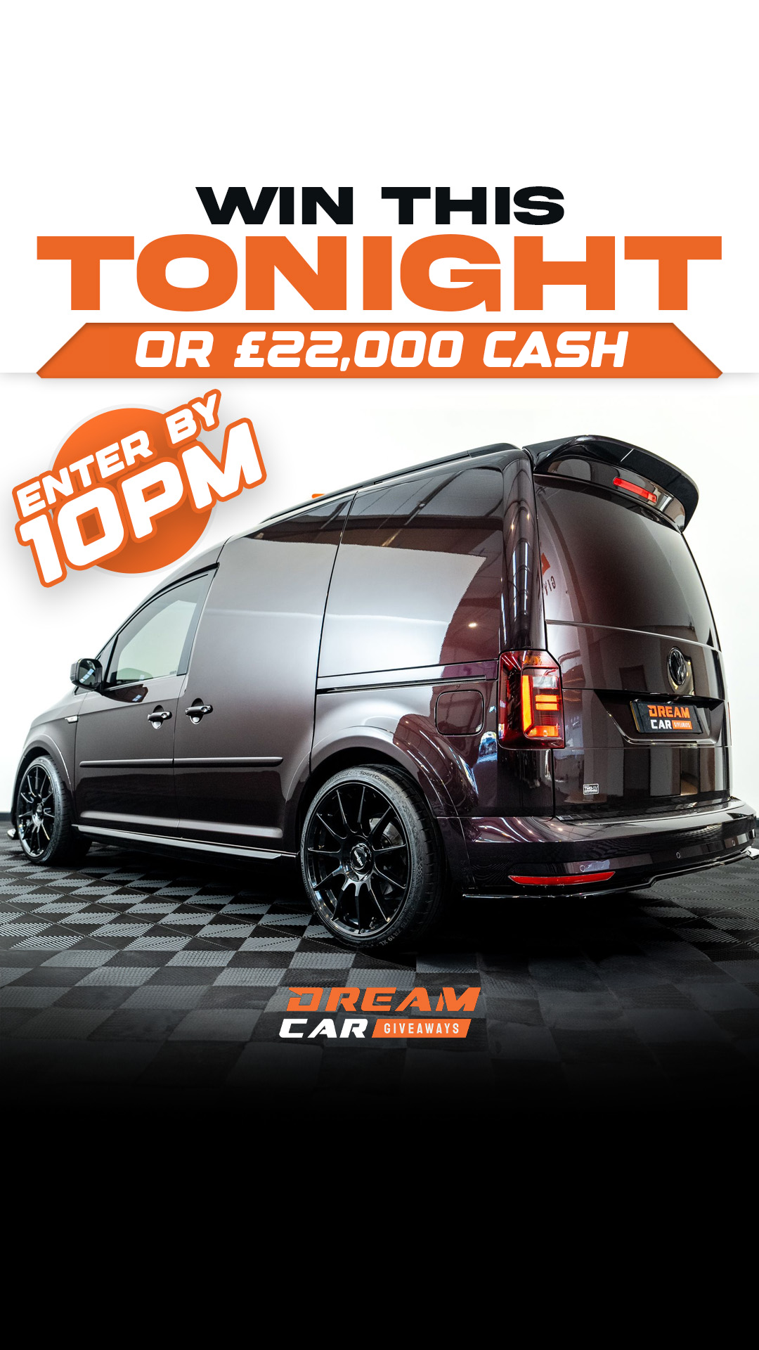 Dream Car Giveaways Facebook ad