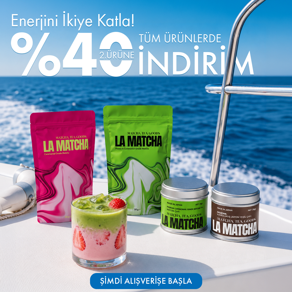 La Matcha Facebook ad: 2. ürüne %40 indirim!