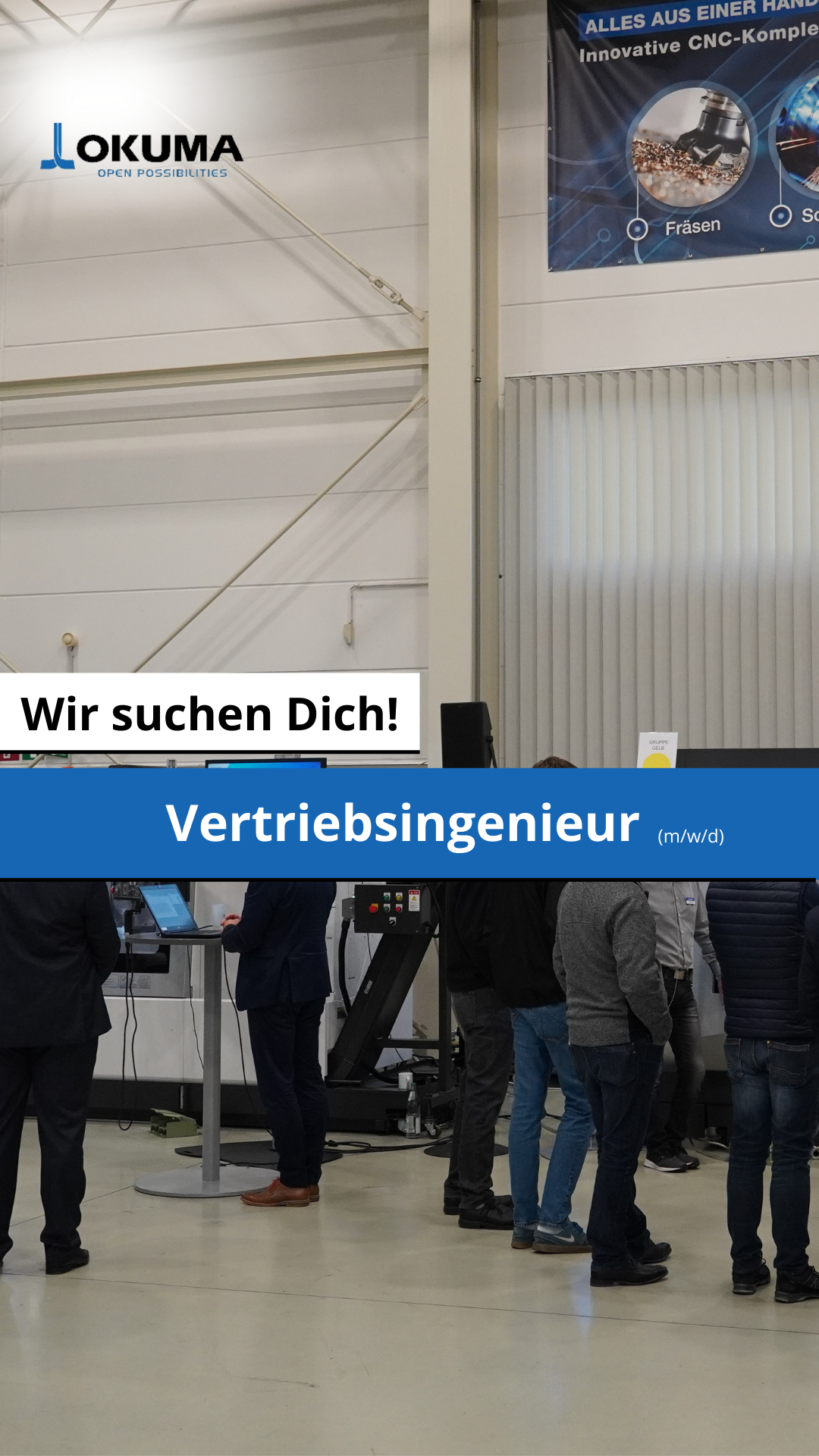 Karriere bei OKUMA Deutschland Facebook ad from Feb 2, 2026
