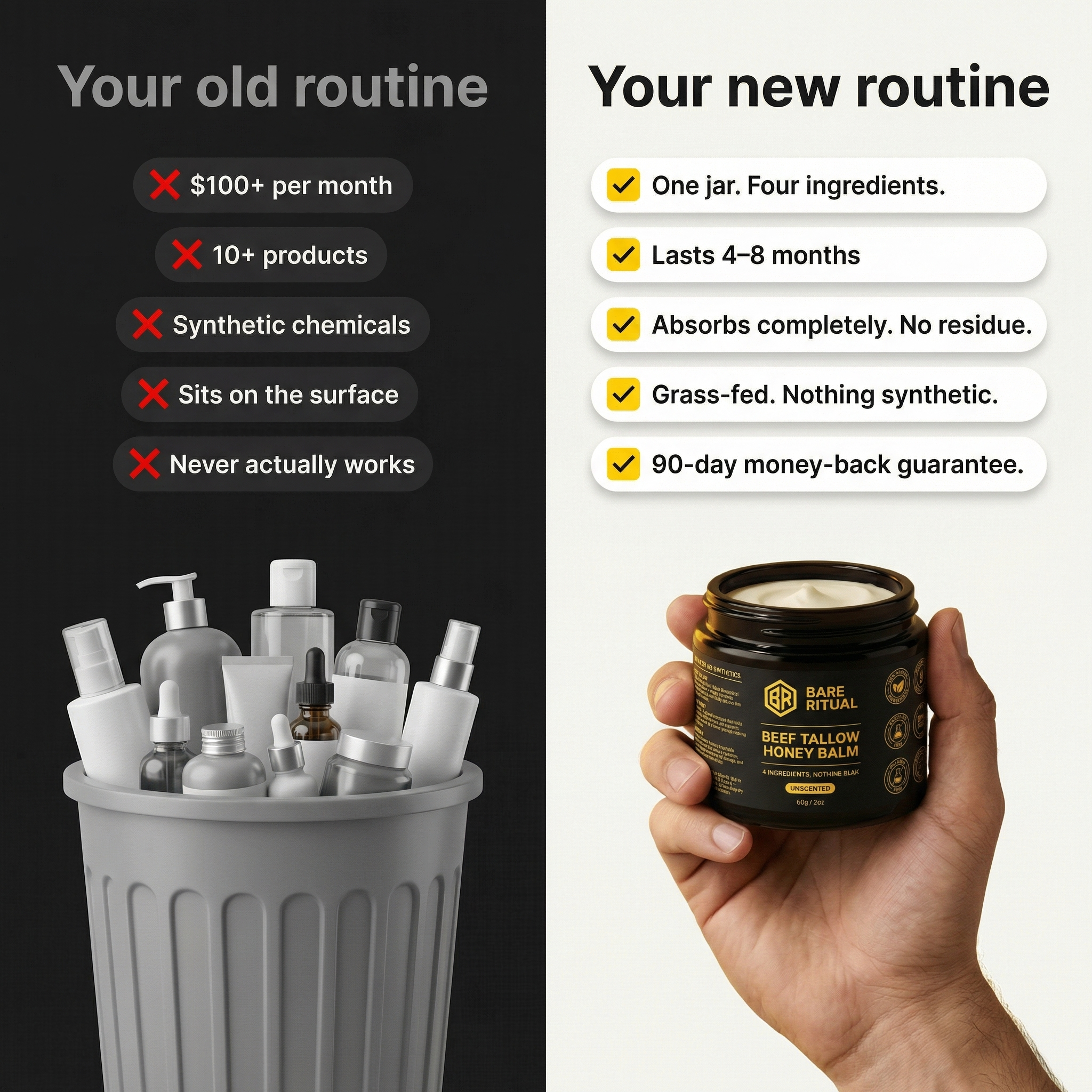 Bare Ritual Facebook ad