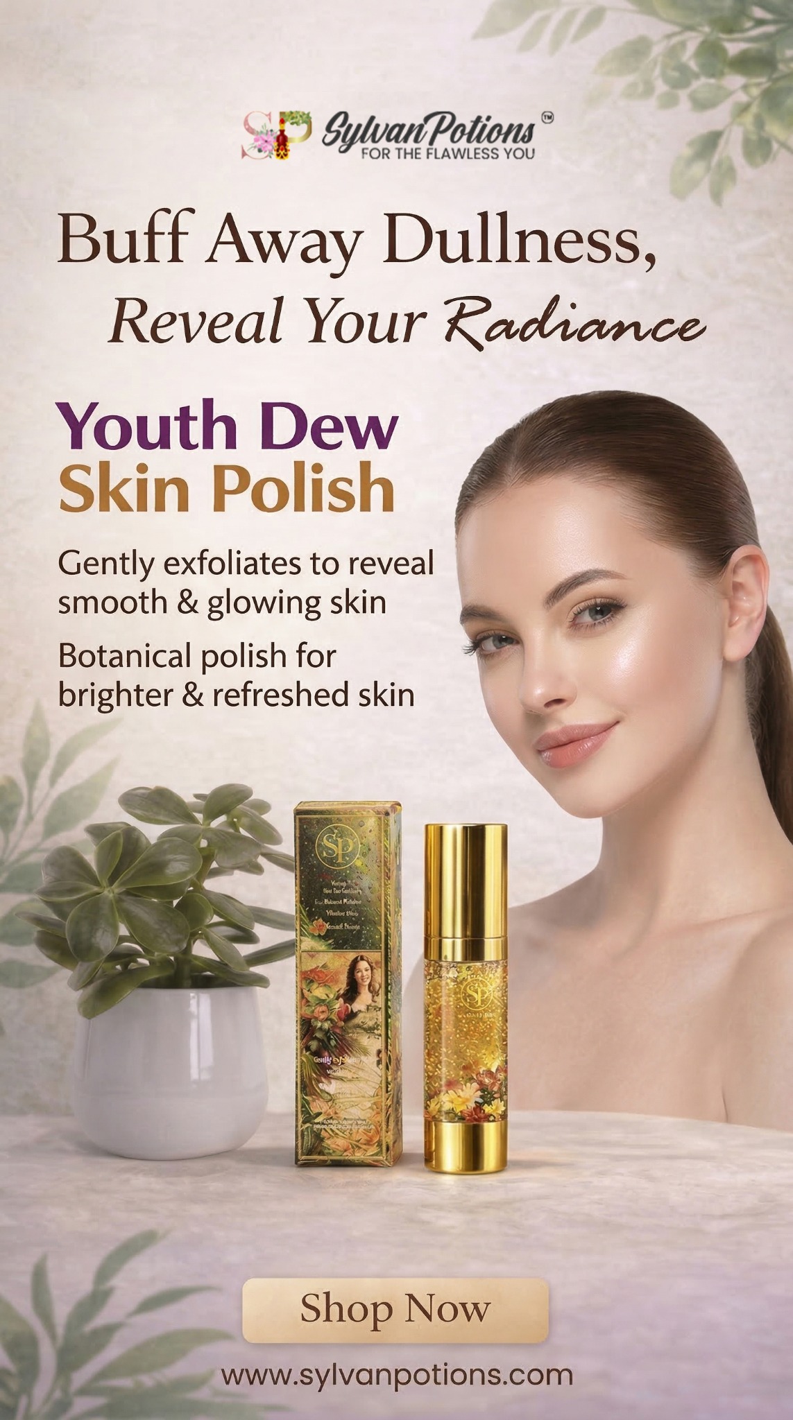 SylvanPotions, The Skincare Boutique Facebook ad