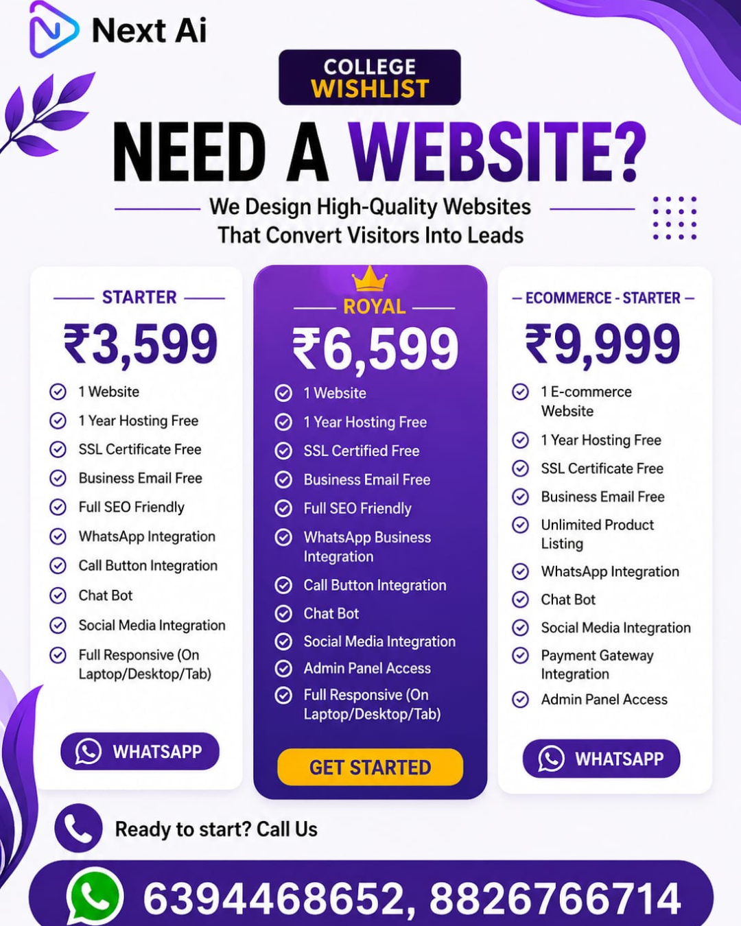 Bey onders Facebook ad: Professional Websites That Generate Leads
