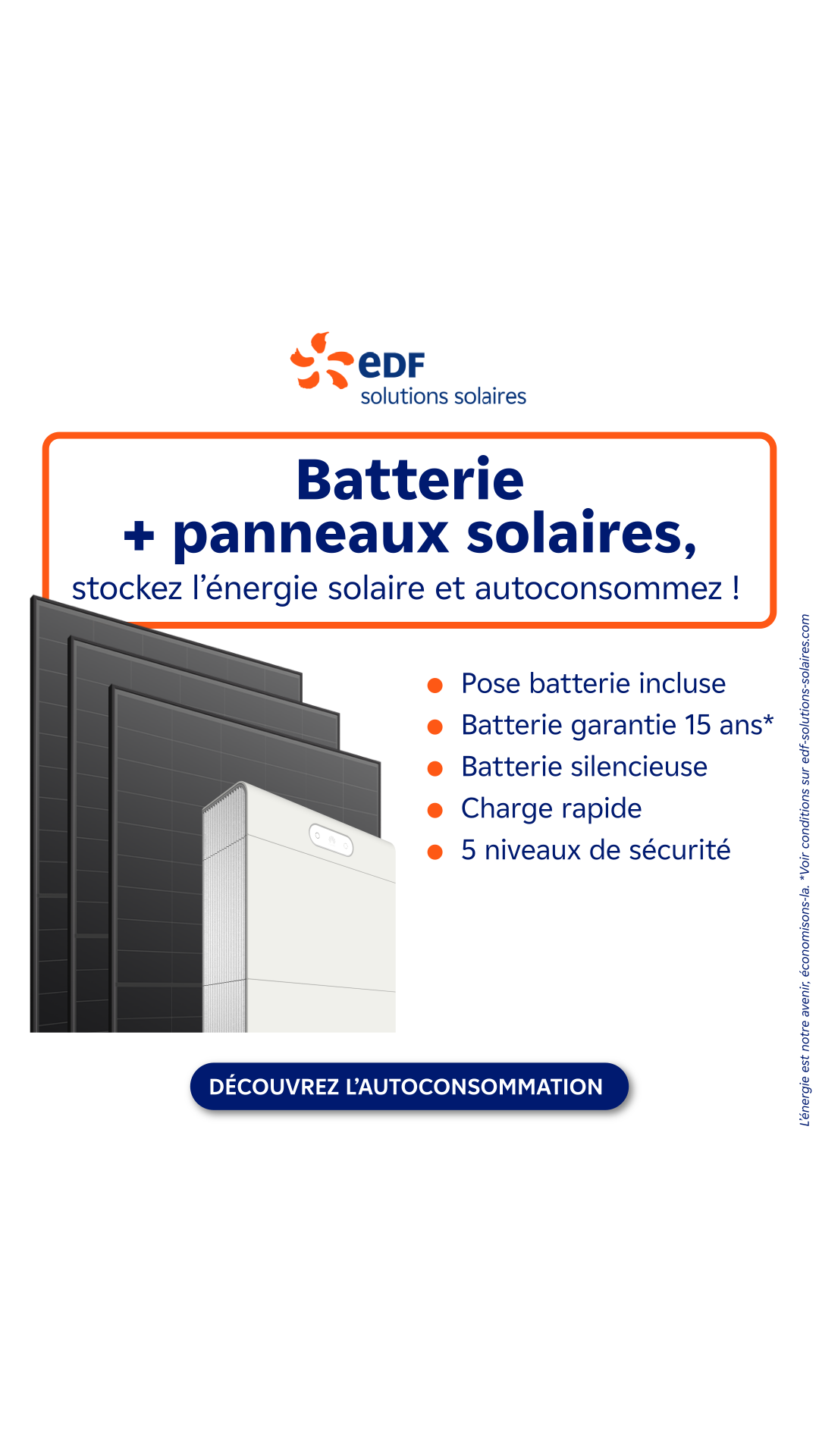 Mes offres EDF solutions solaires Facebook ad