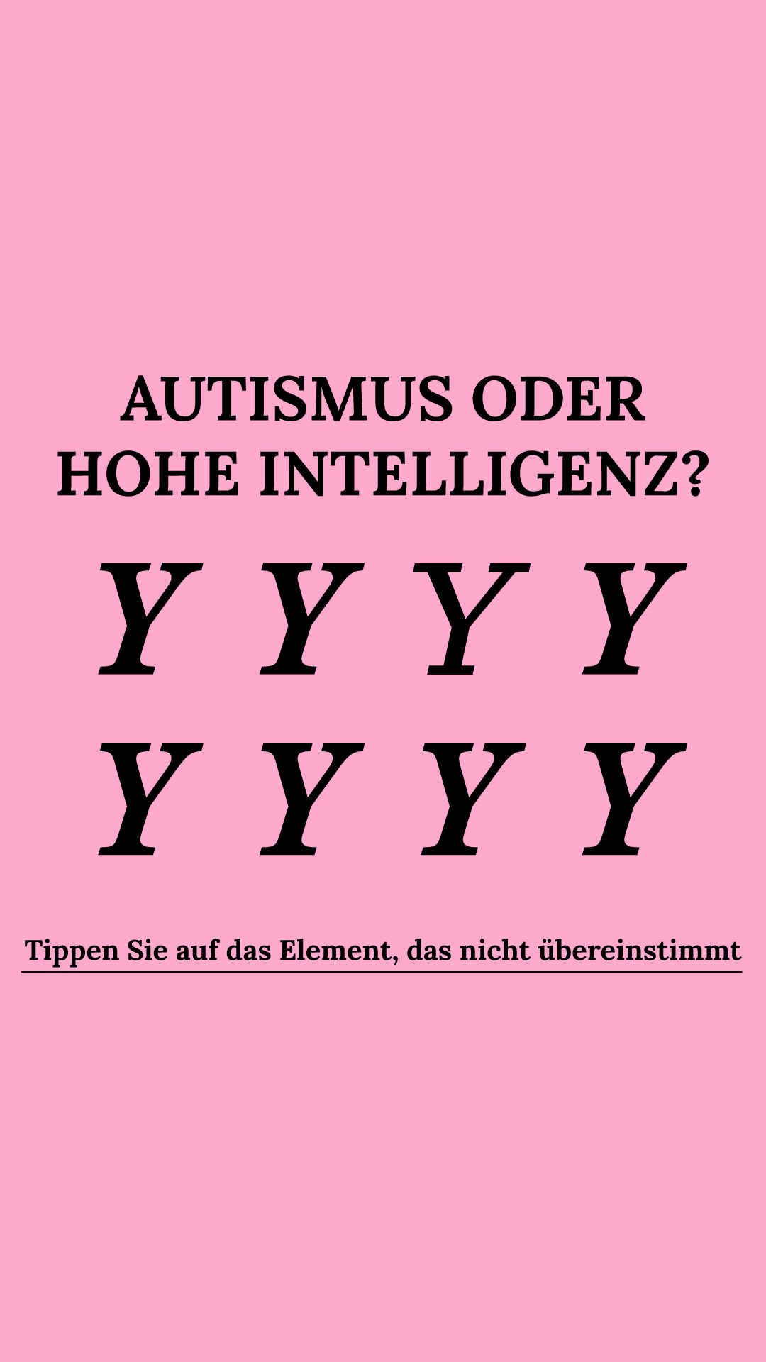 International Brain Test Facebook ad