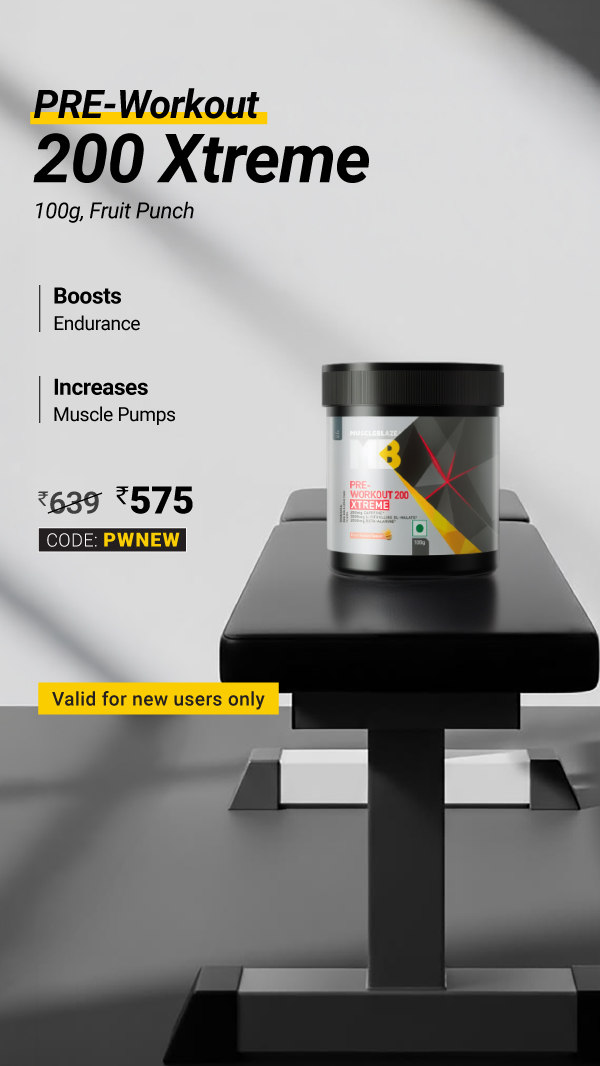 MuscleBlaze Facebook ad