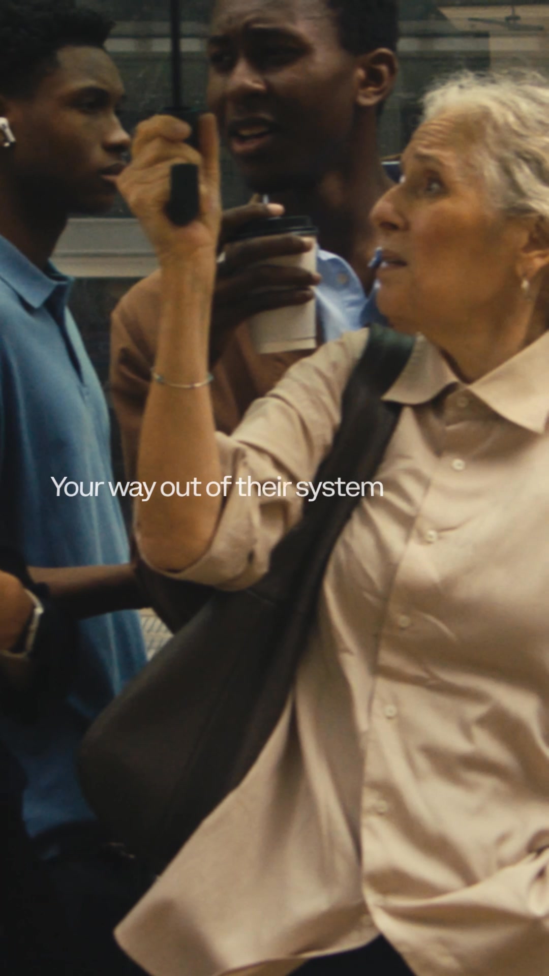 Coinbase Facebook ad: Want to get out of the system?