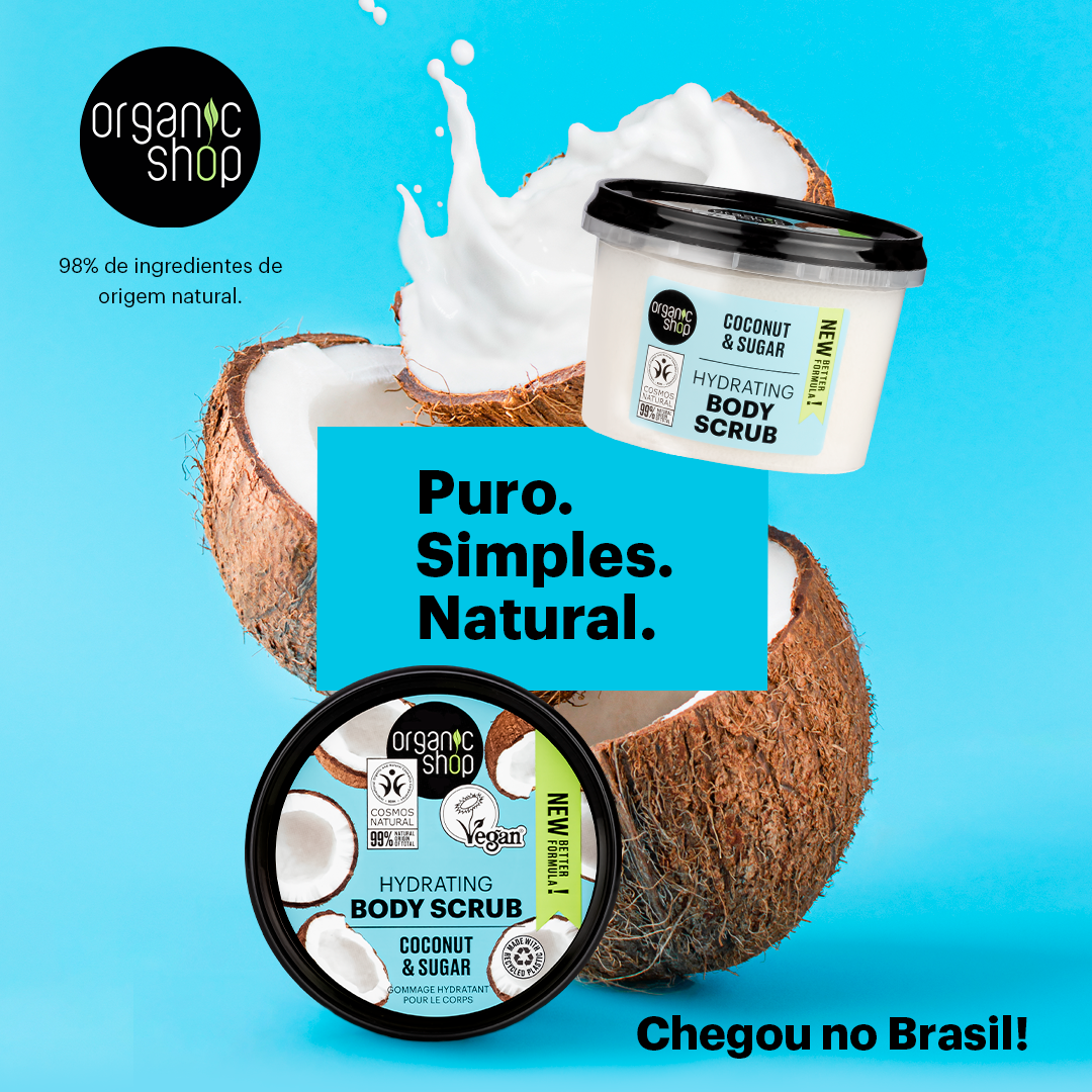 Organic Shop Facebook ad: Marca Europeia Natural e Vegana