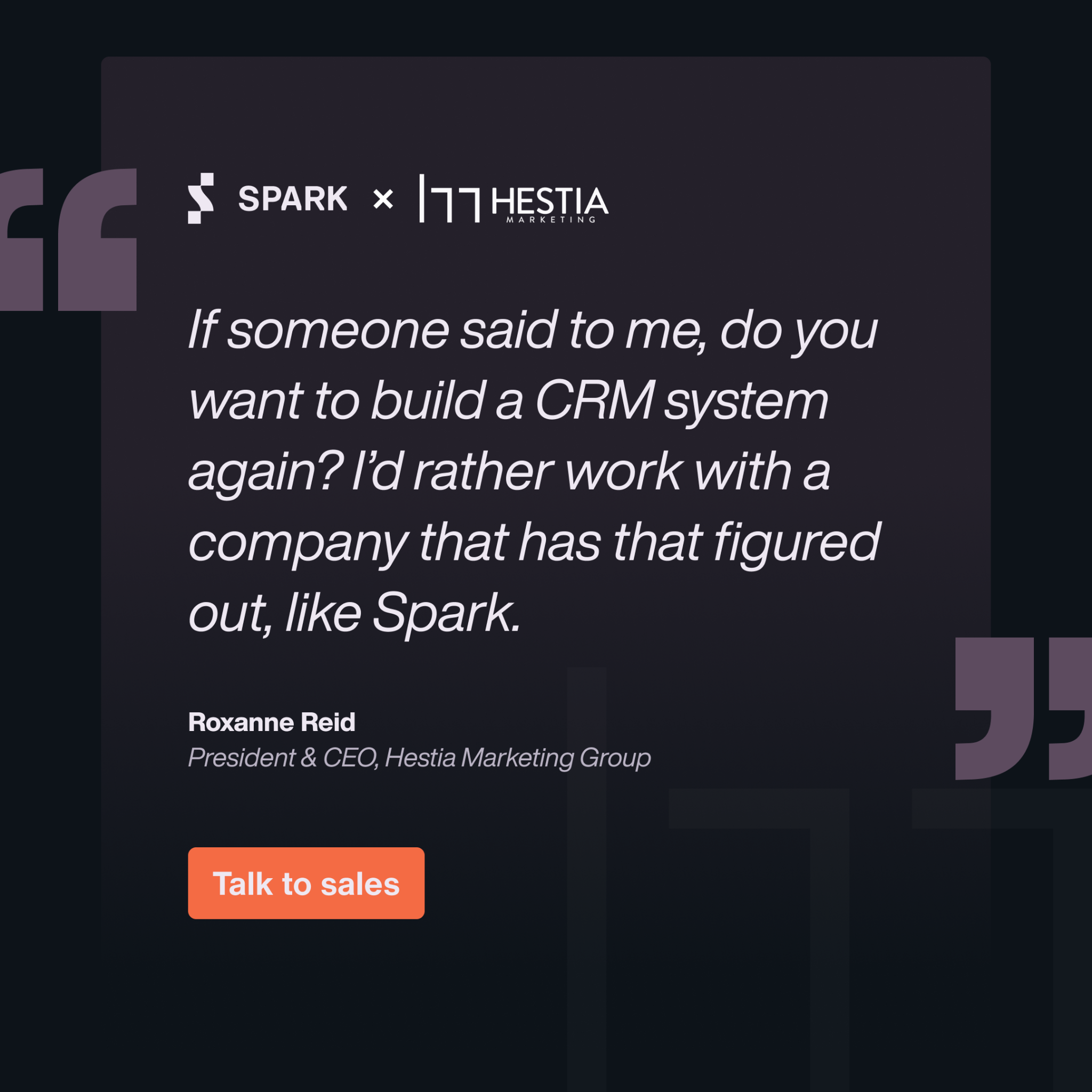 Spark Real Estate Software Facebook ad