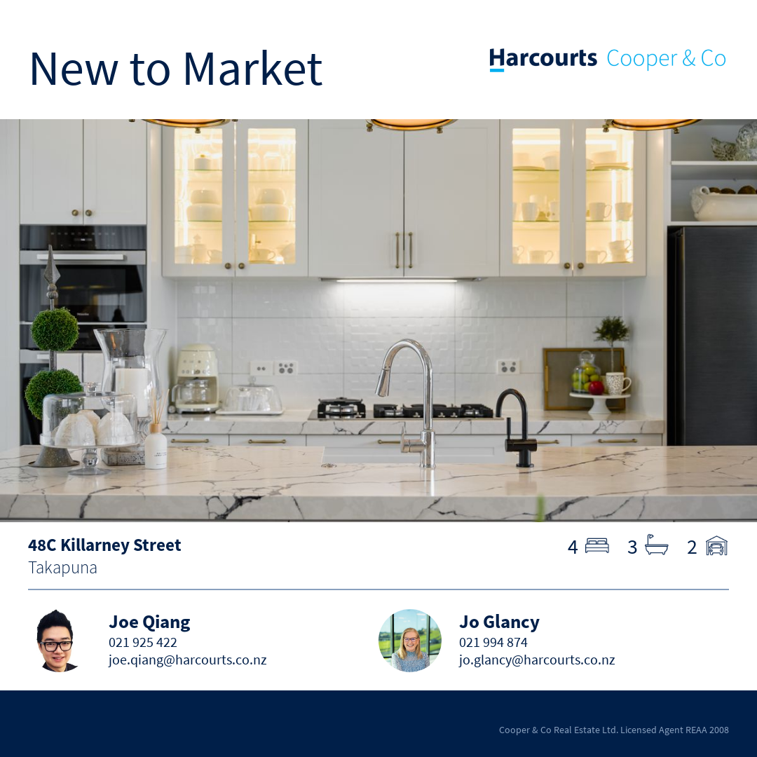 Harcourts Cooper & Co Real Estate Facebook ad