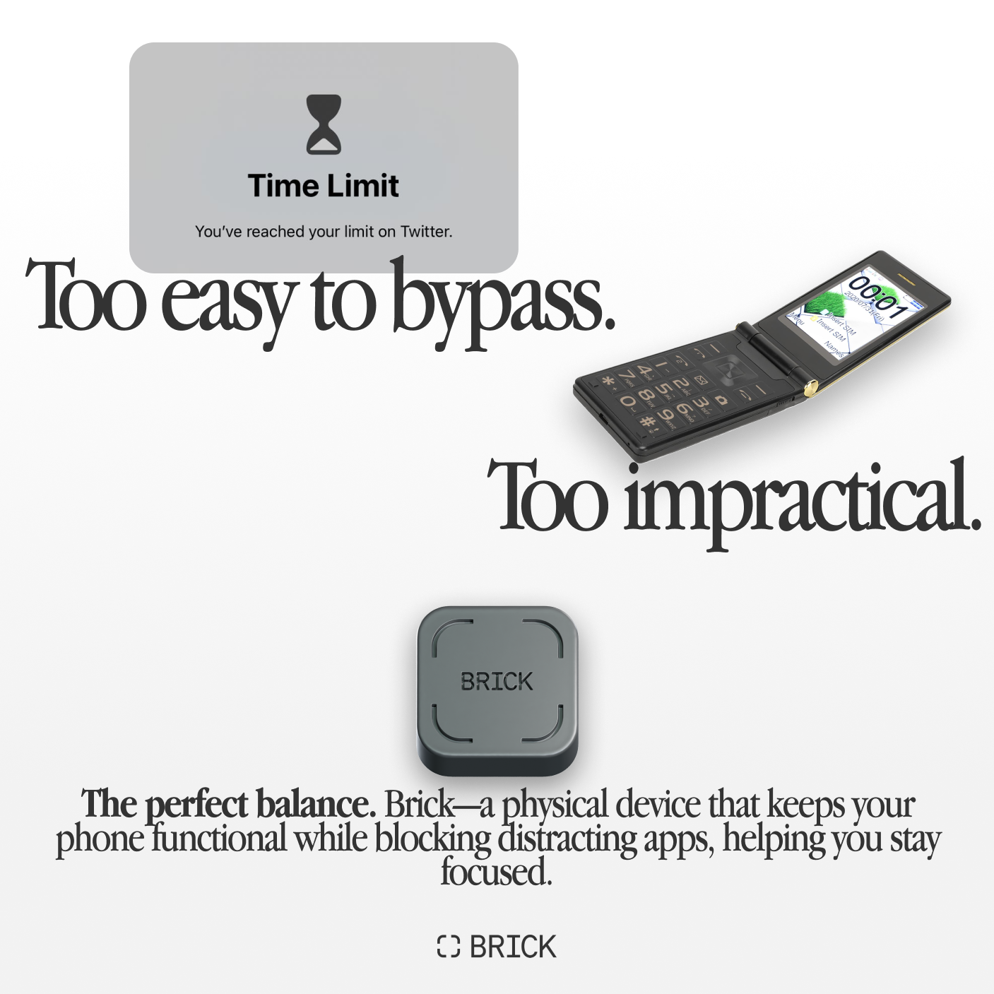 Brick - Take Back Your Time Facebook ad