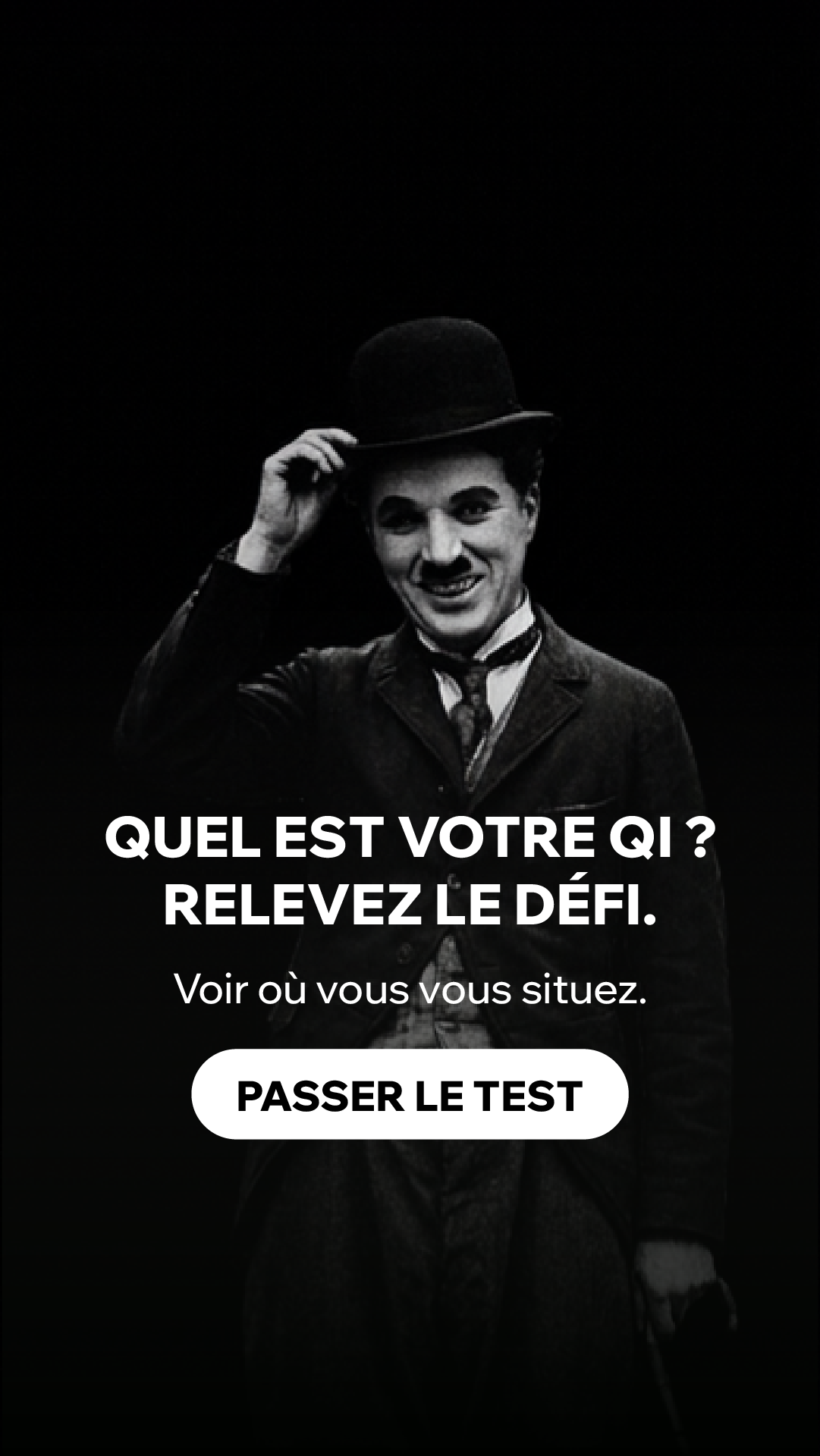International IQ test Facebook ad