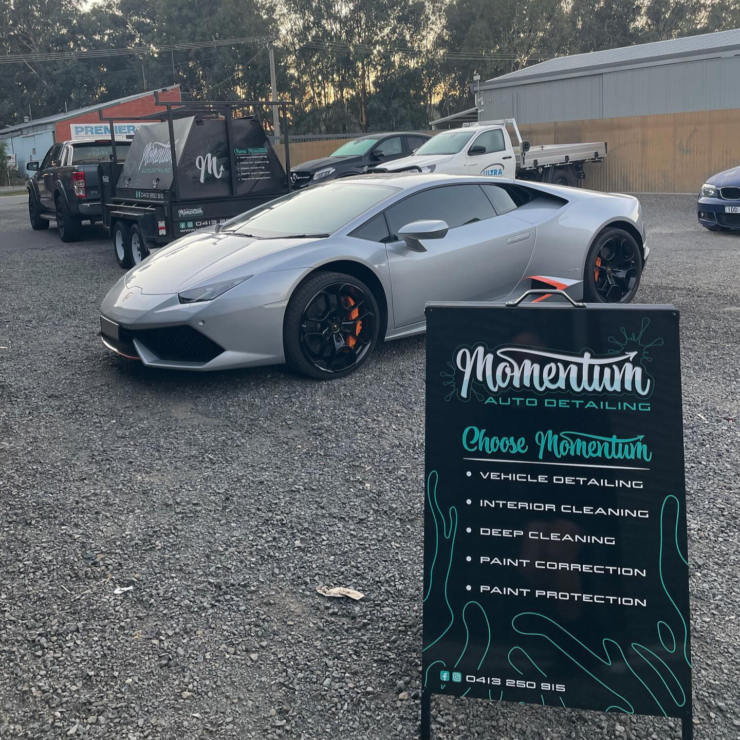 Momentum Auto Detailing Facebook ad: Chat with us