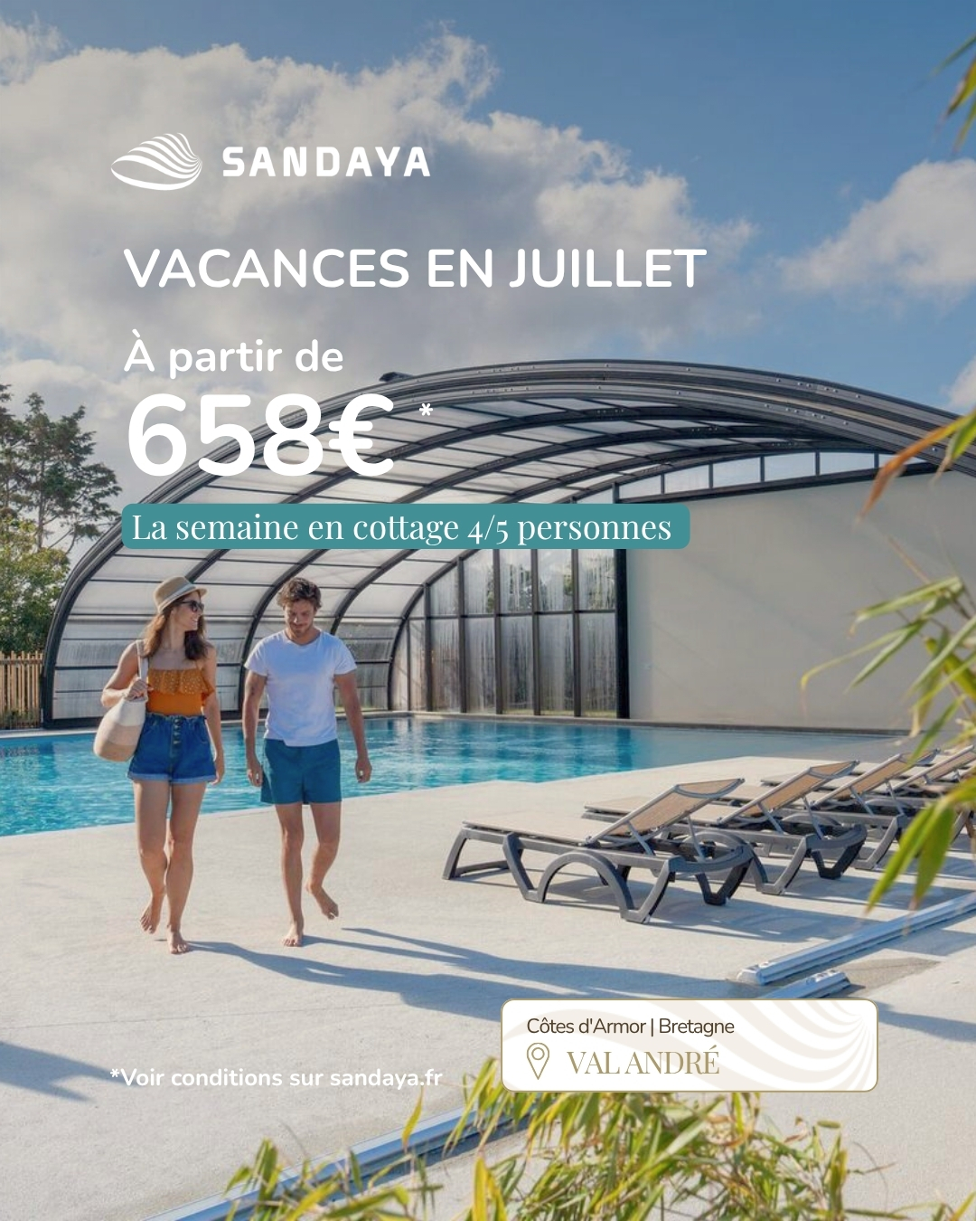 Campings Sandaya Facebook ad