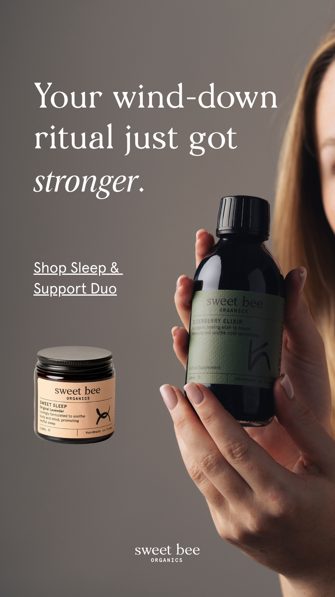 Sweet Bee Organics Facebook ad
