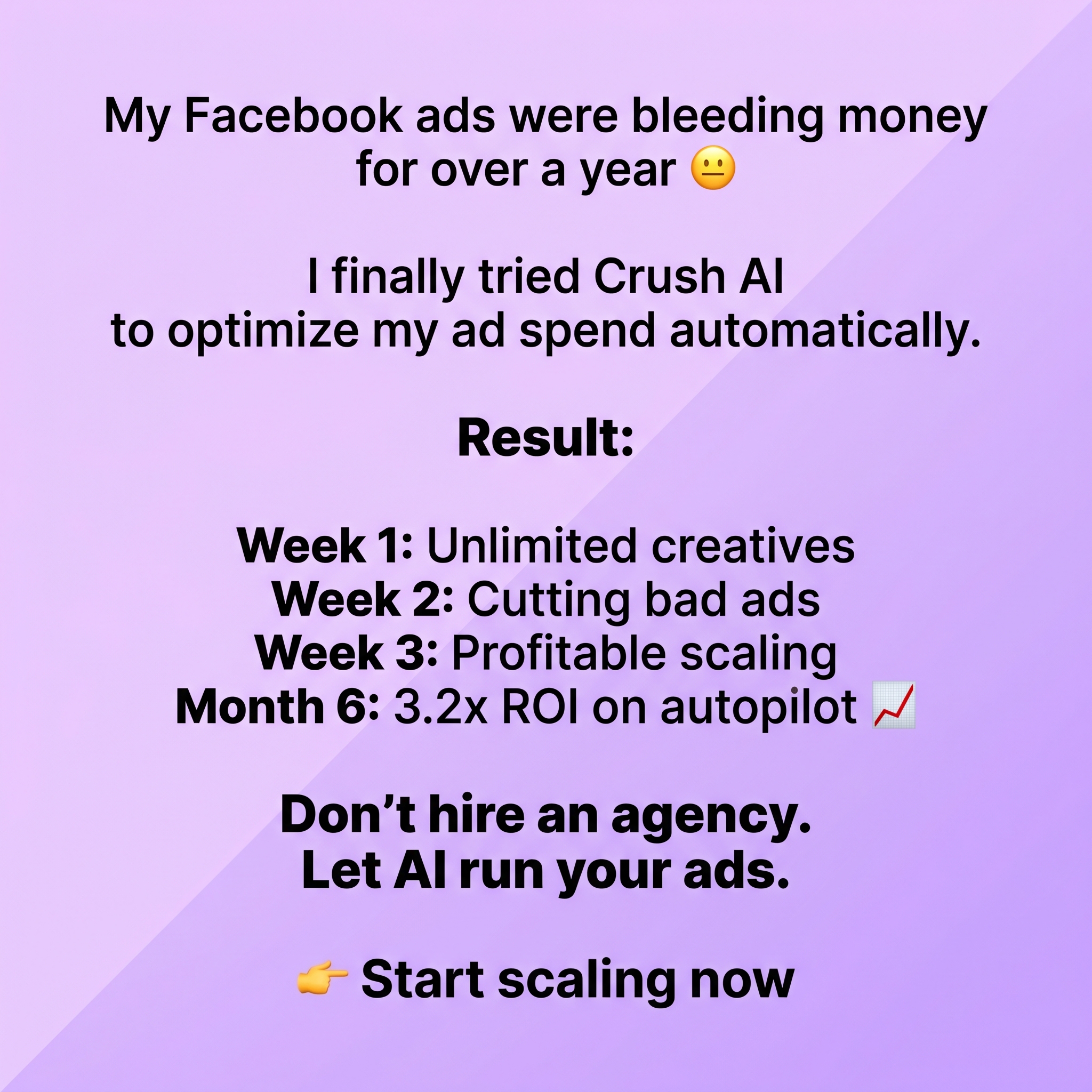 trycrush.ai Facebook ad