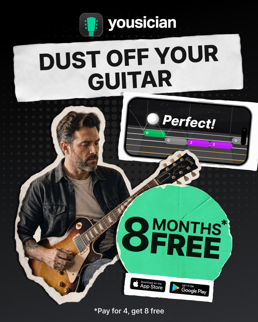 Yousician Facebook ad