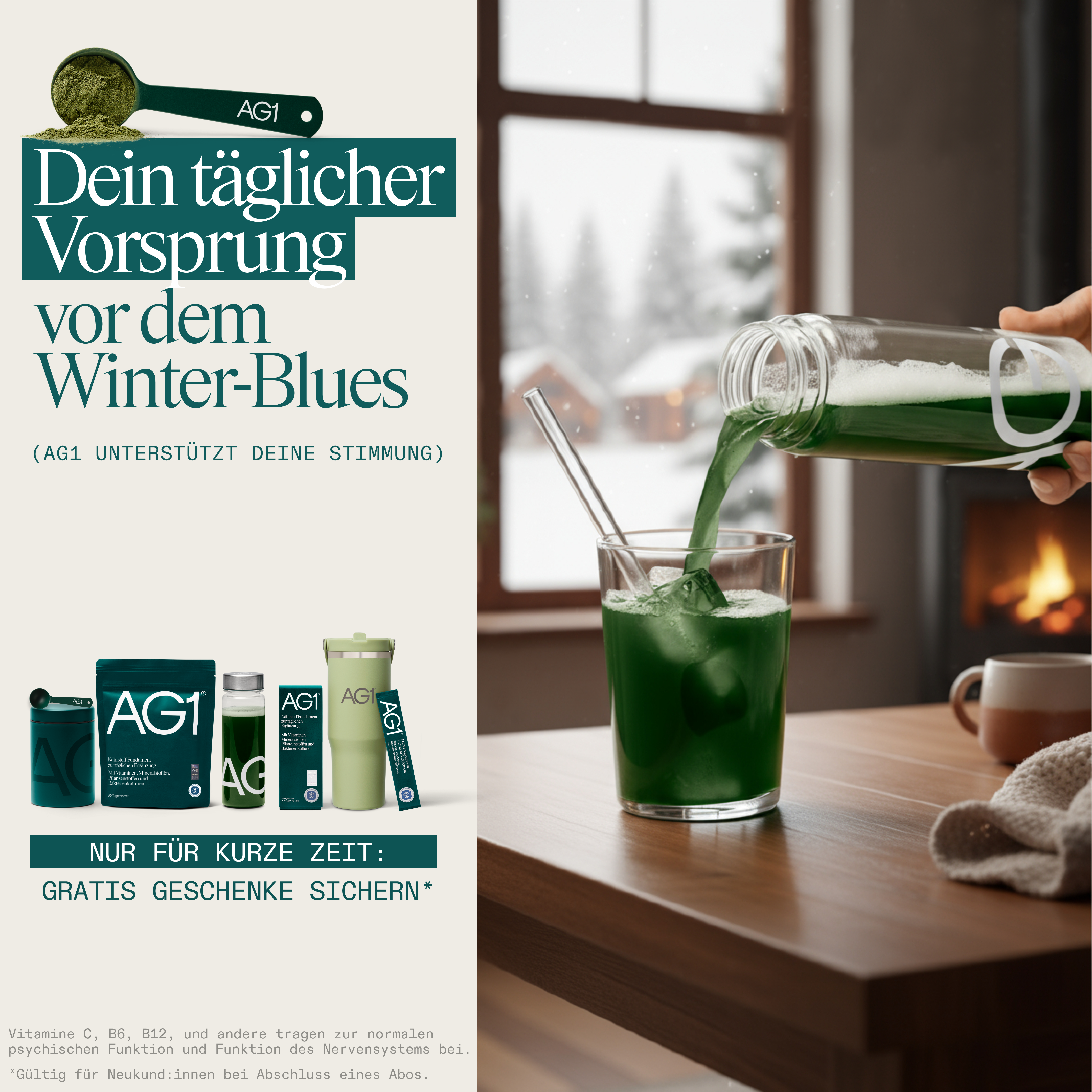 AG1 Deutschland Facebook ad