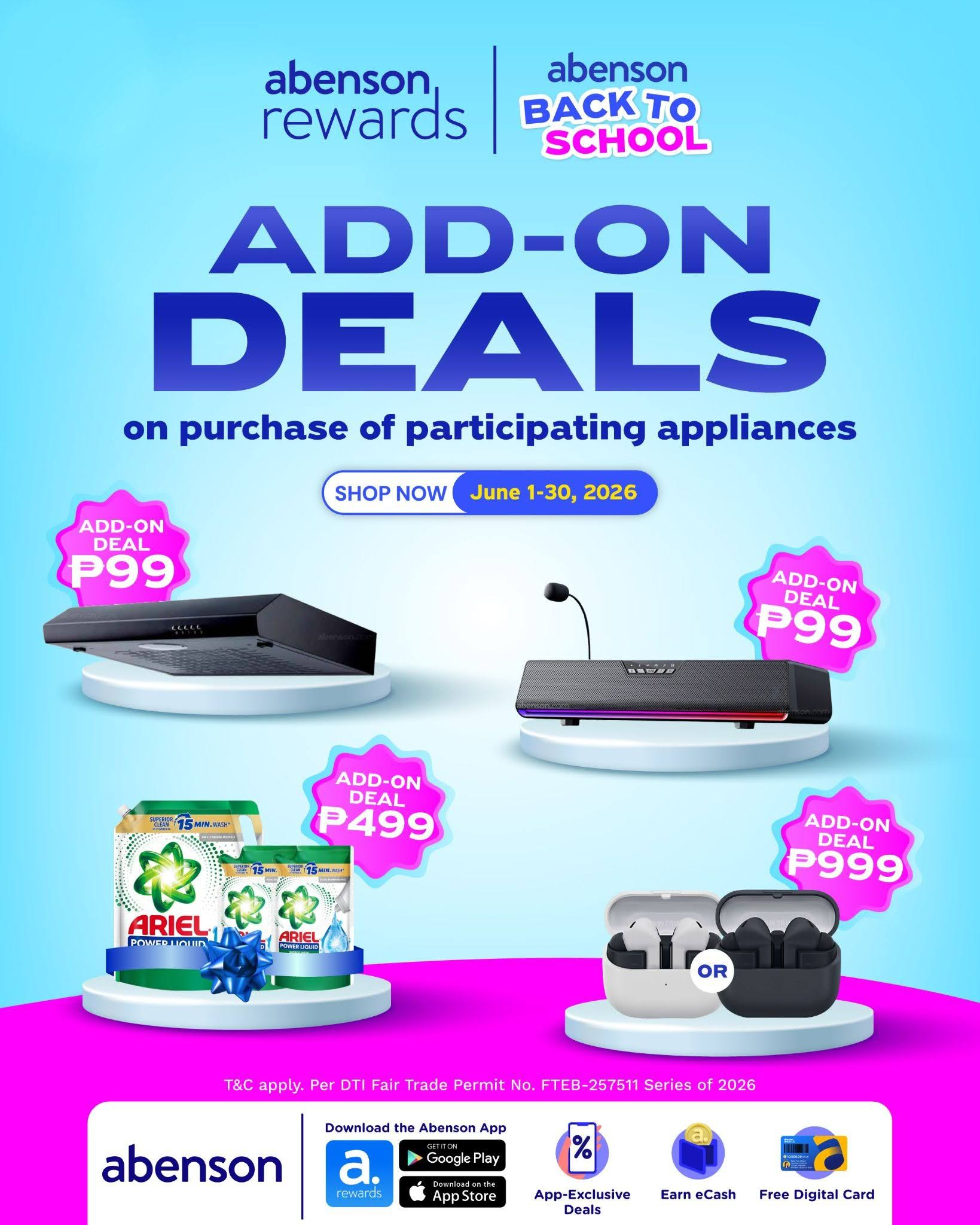Abenson Facebook ad