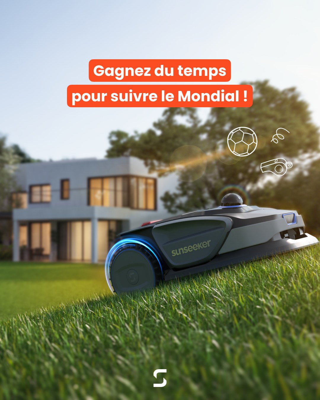 Sunseeker France Facebook ad: Profitez de chaque instant du Mondial sans vous…