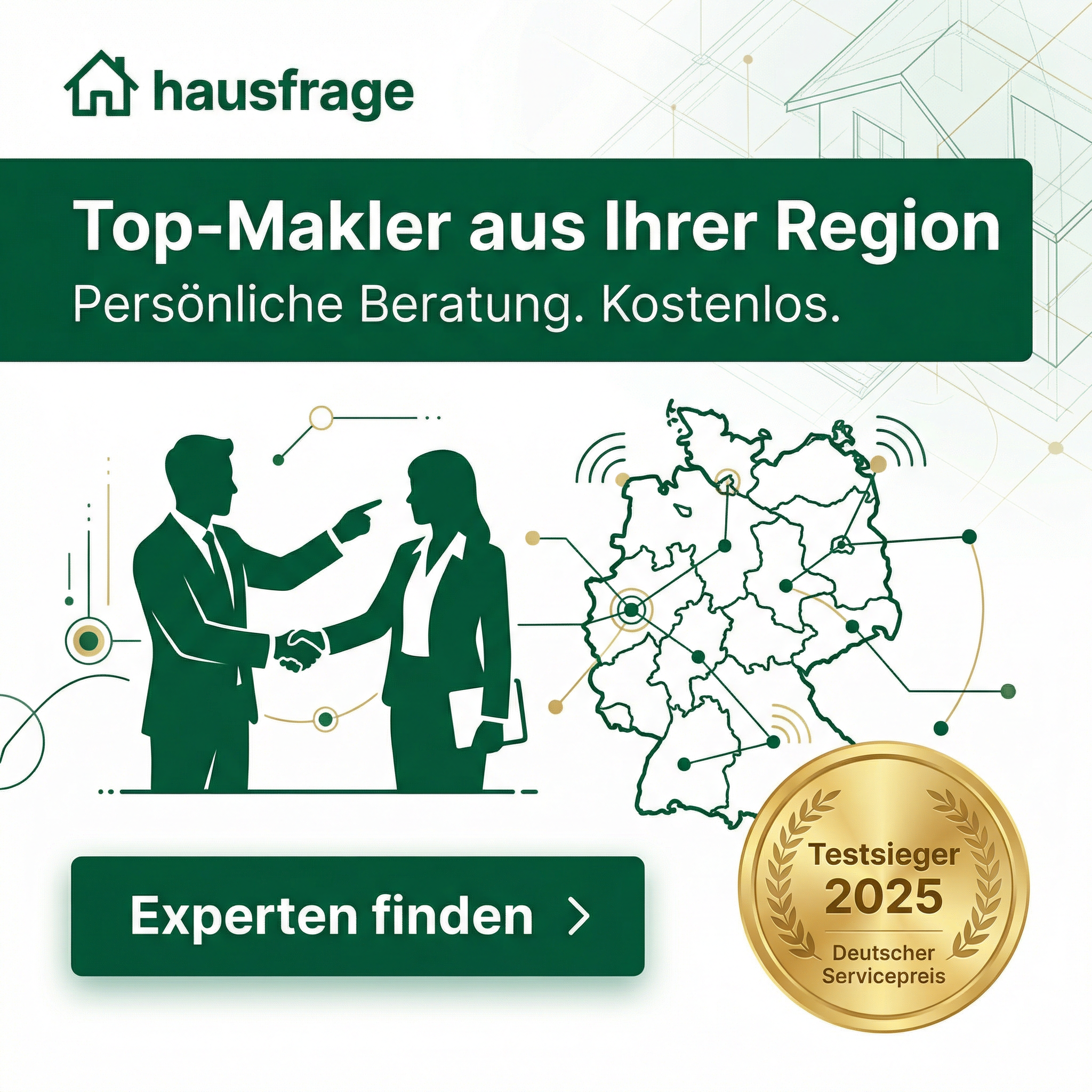 Hausfrage Facebook ad