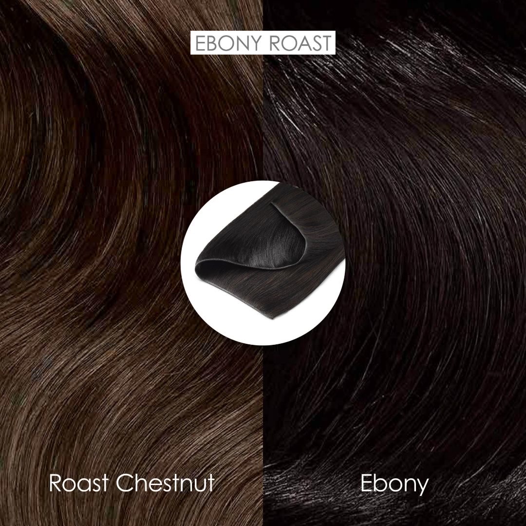 Beauty Works Luxury Hair Extensions Facebook ad: 'Iced Latte Blonde'