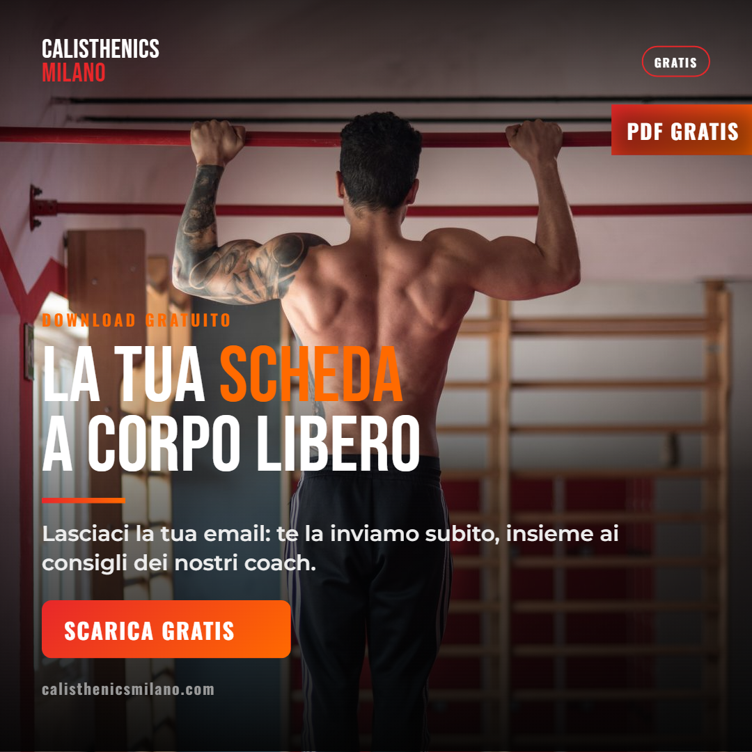 Calisthenics Milano Facebook ad: La tua scheda a corpo libero