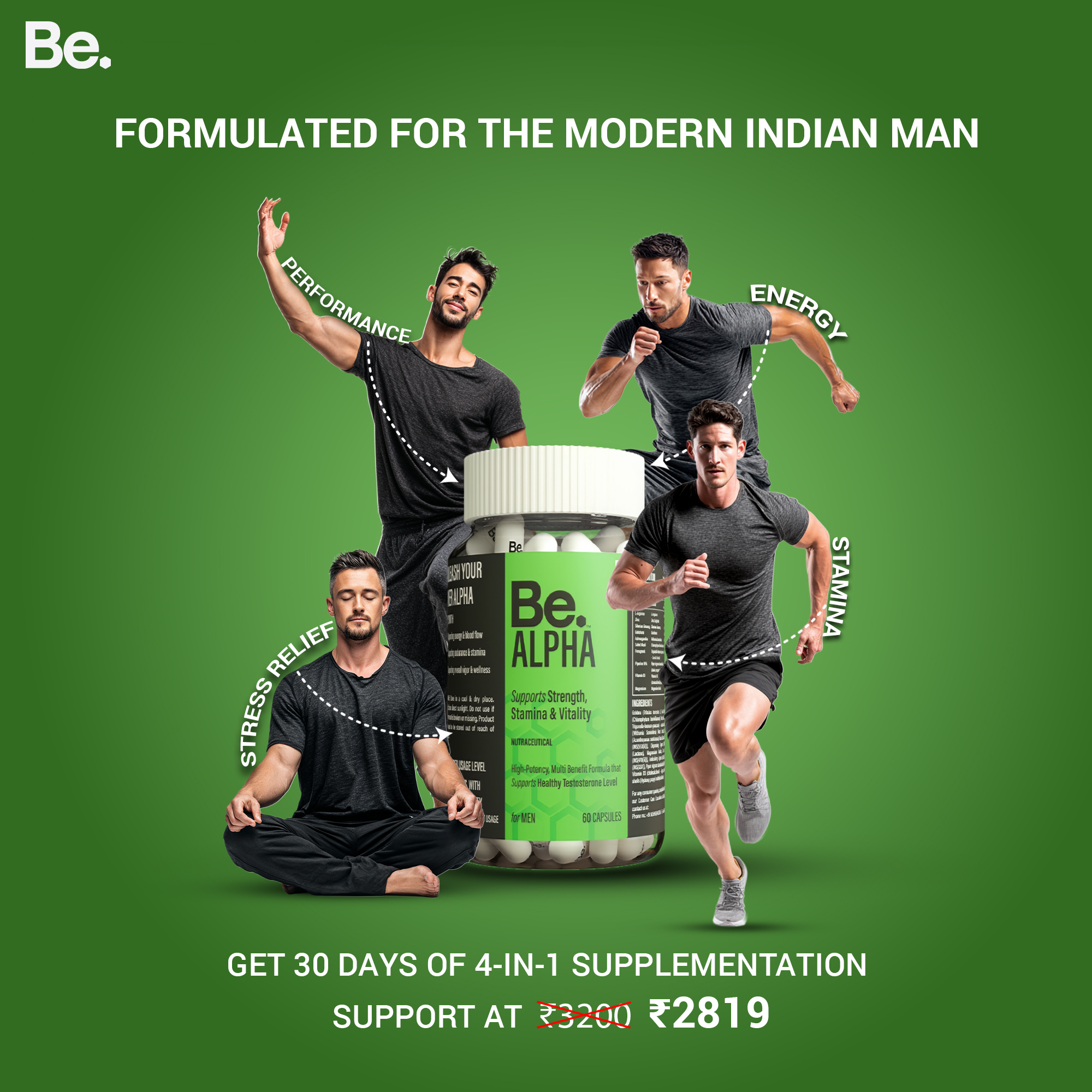 Be Wellness Facebook ad: Awaken your natural vitality!