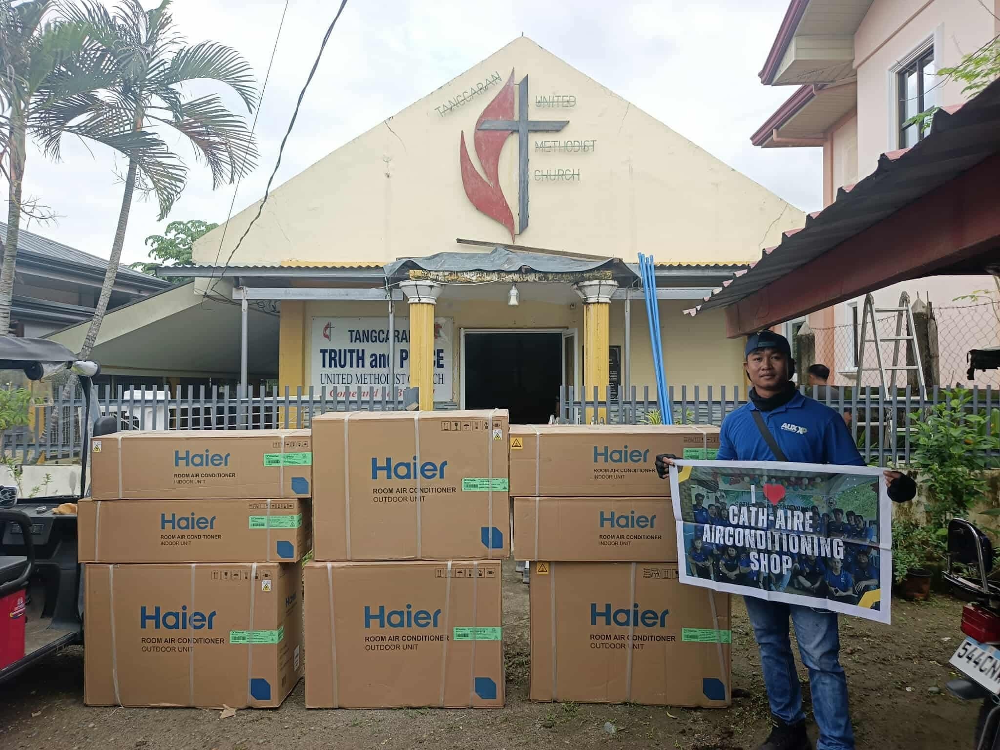 HAIER NORTH PH Facebook ad: HAIER AIRCON. 𝗠𝗼𝗻𝘁𝗵-𝗘𝗻𝗱 𝗖𝗹𝗲𝗮𝗿𝗮𝗻𝗰𝗲…