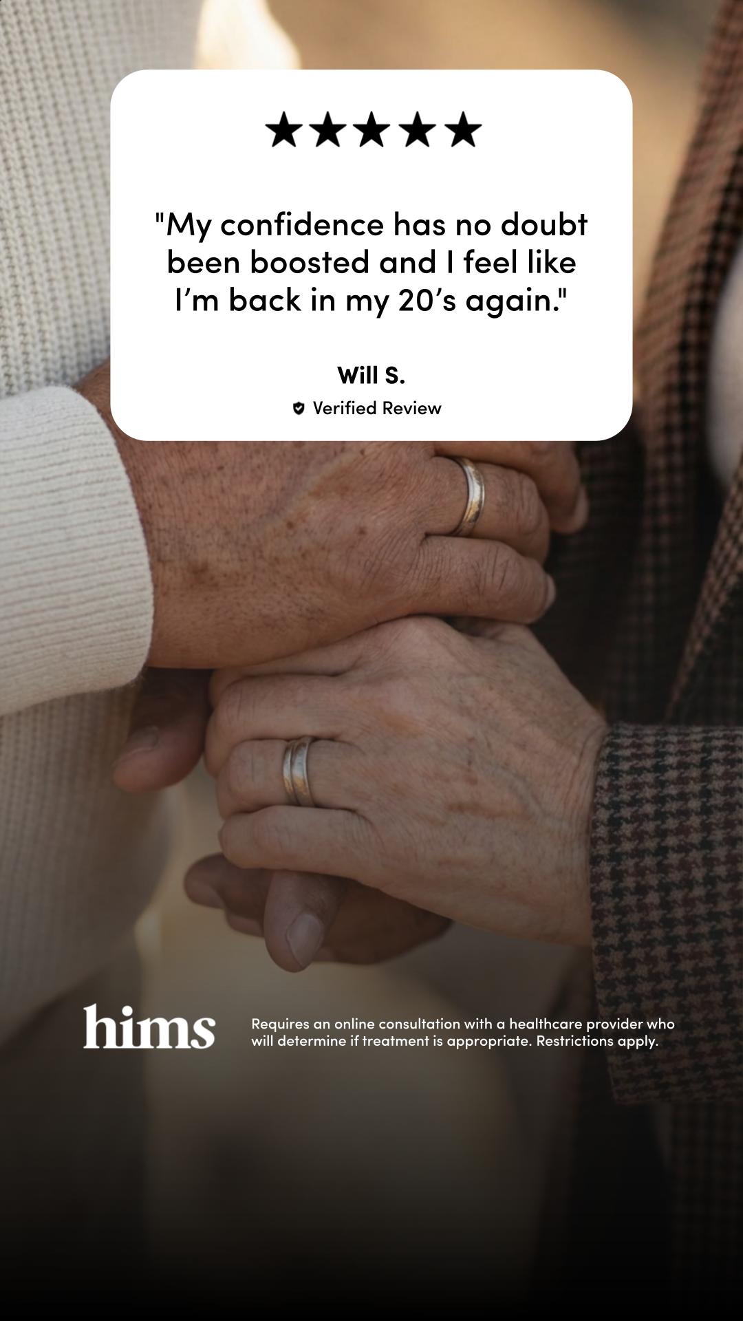 hims Facebook ad