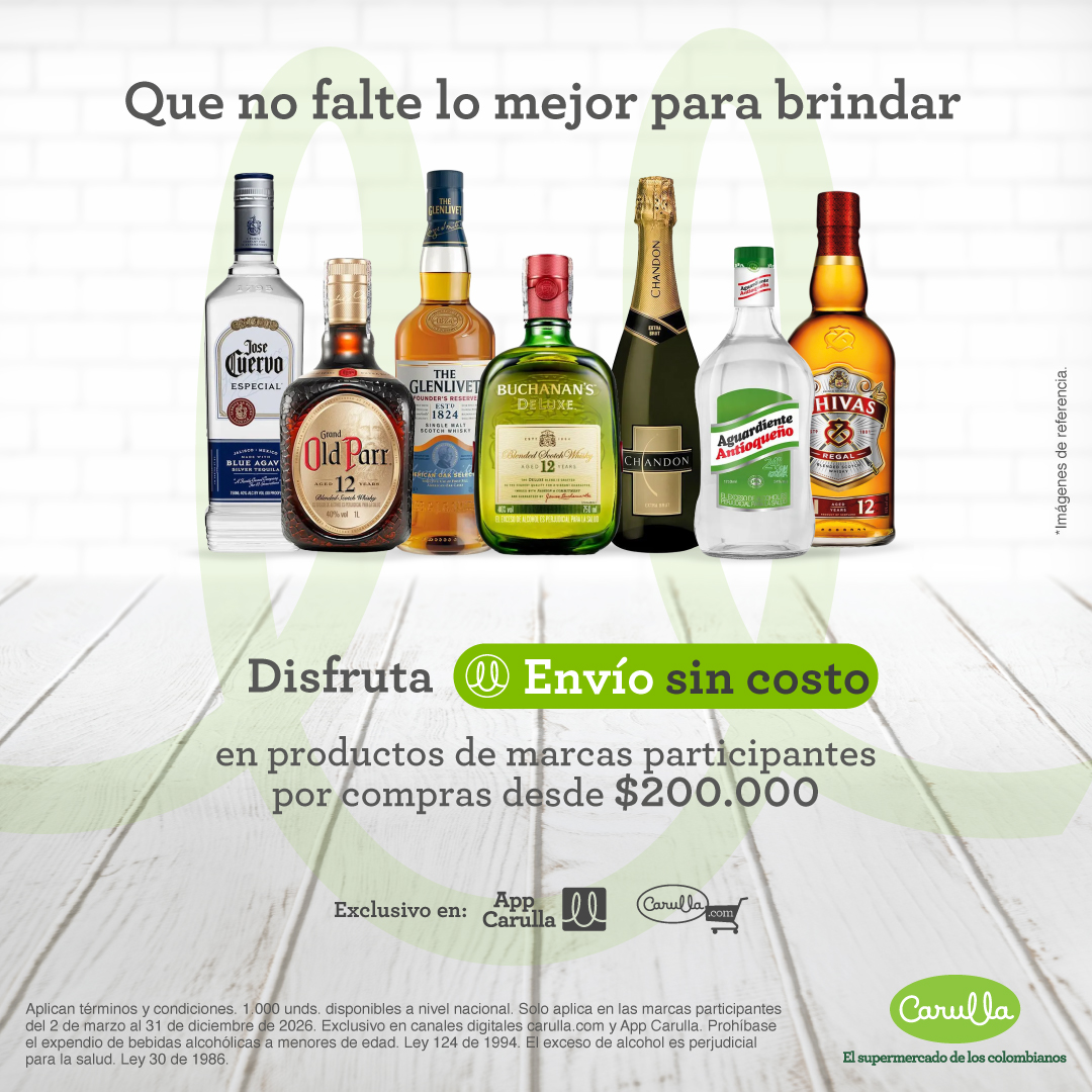 Carulla Facebook ad: Celebra desde casa.