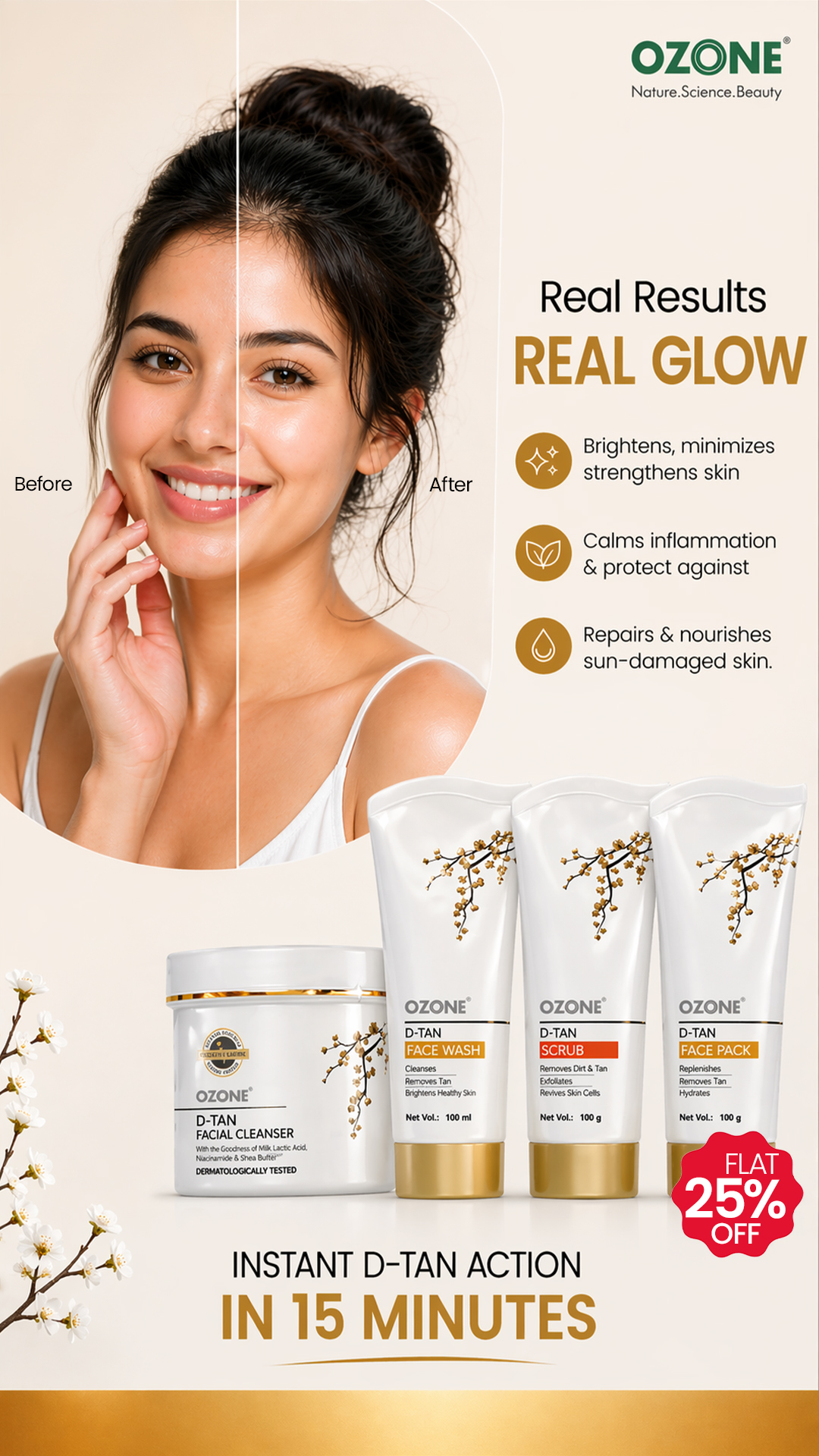 Ozone Ayurvedics Facebook ad