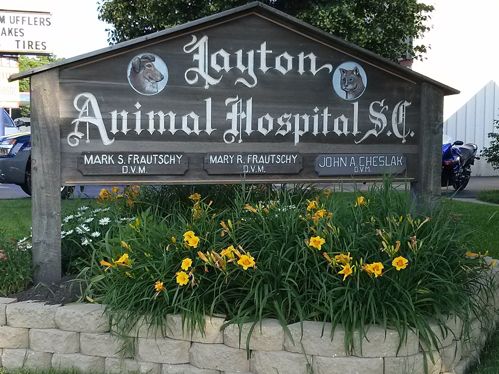 Layton Animal Hospital Facebook ad: Examen gratis con Vacuna