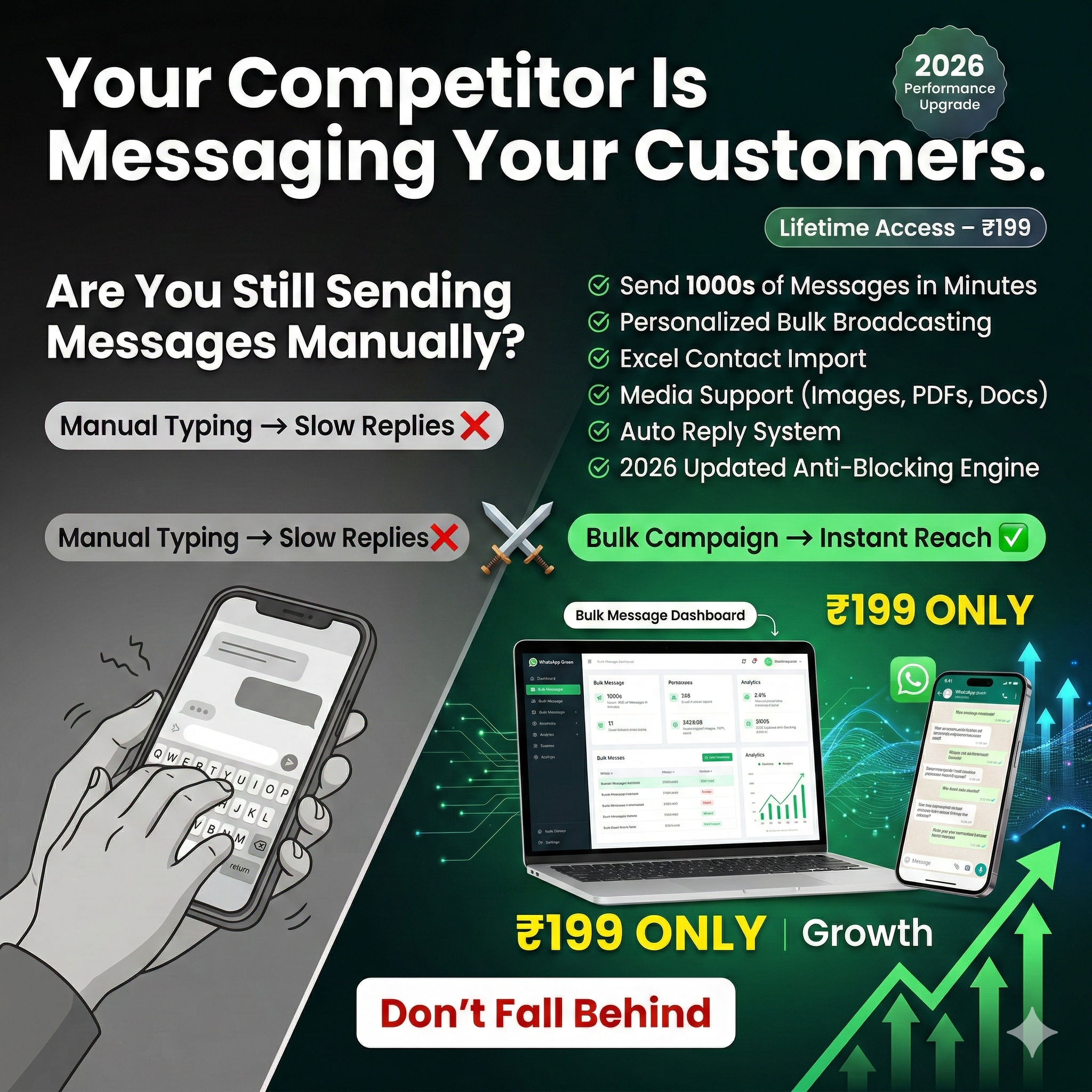 Keshavprism Facebook ad: WhatsApp Bulk Sender Software Updated -2026