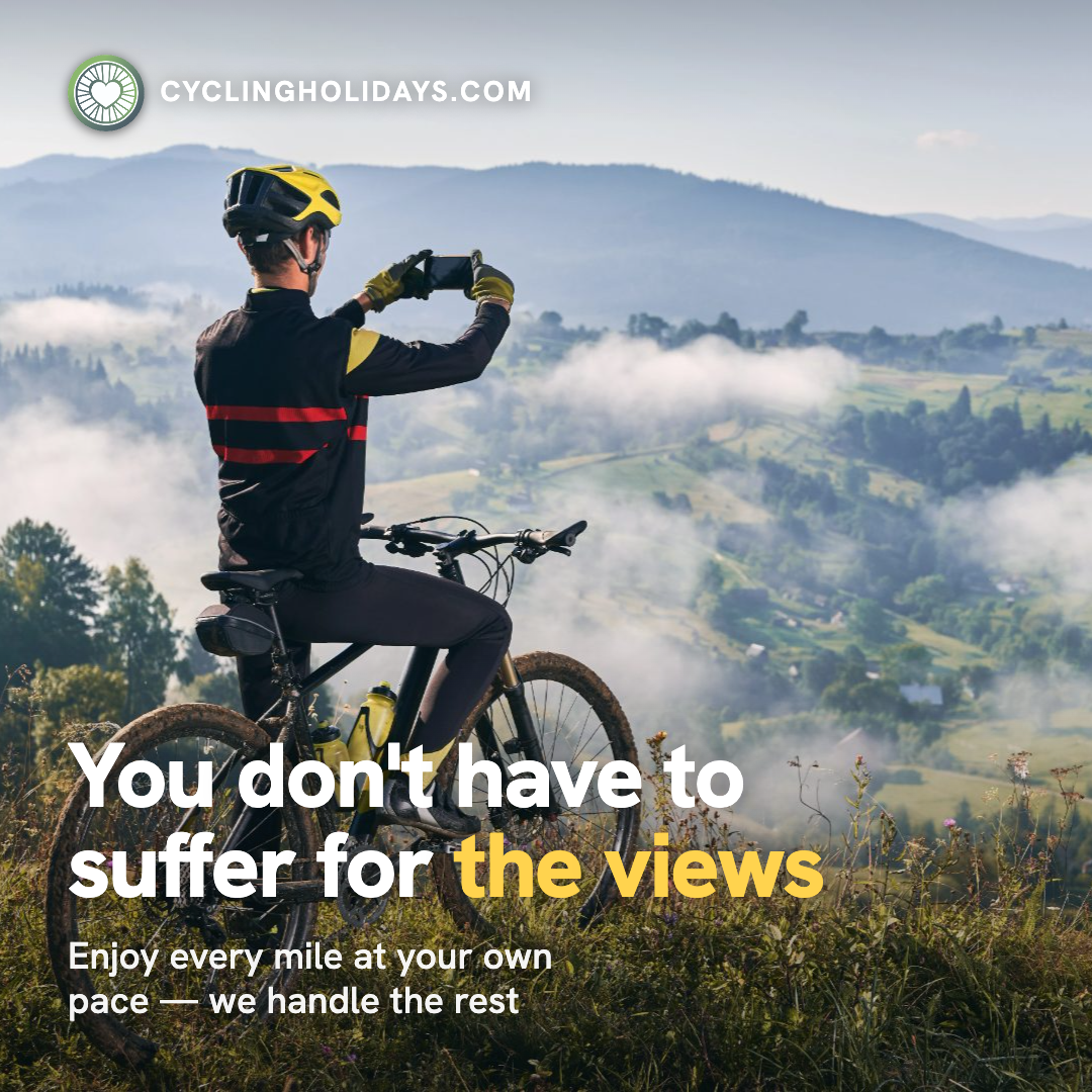 Cycling Holidays Facebook ad