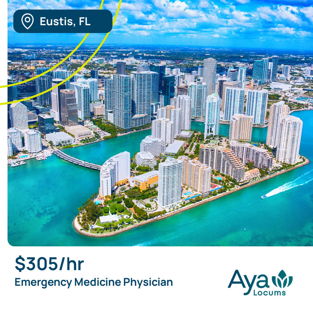 Aya Locums Facebook ad