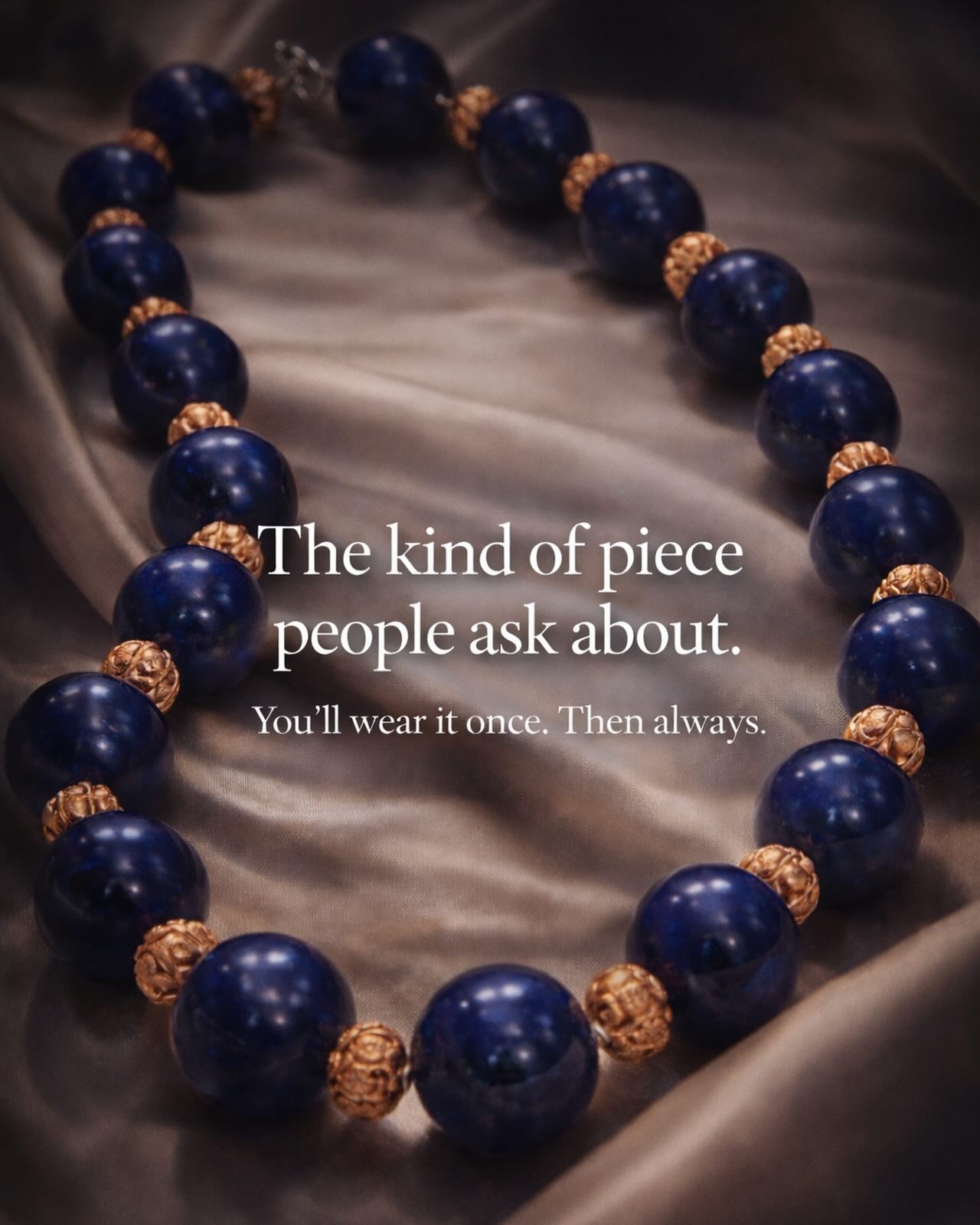 The Grey Horse Custom Jewelry Facebook ad: Timeless Jewelry. Mady by Hand