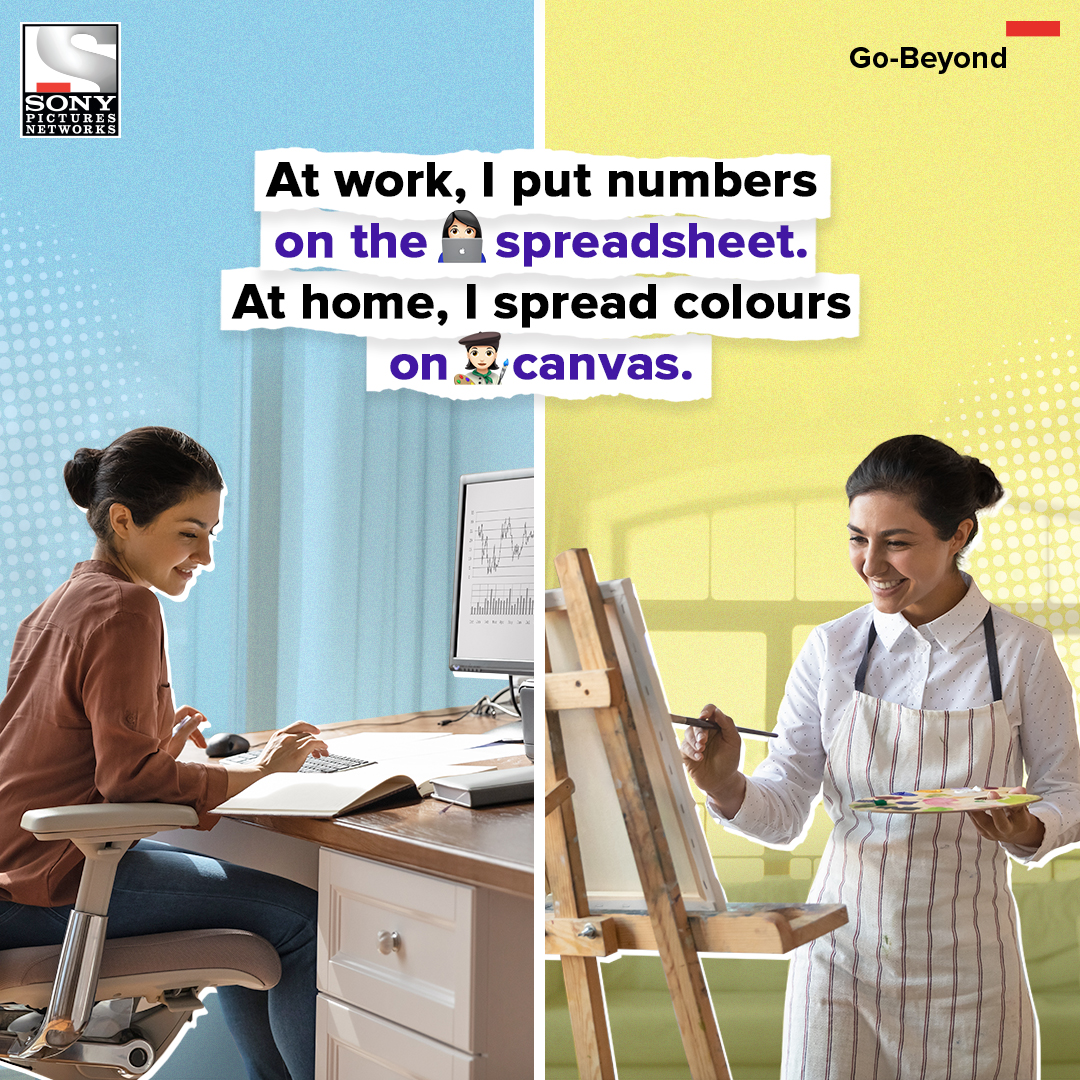 Sony Pictures Networks India Facebook ad: Beyond work, what are you passionate about?
