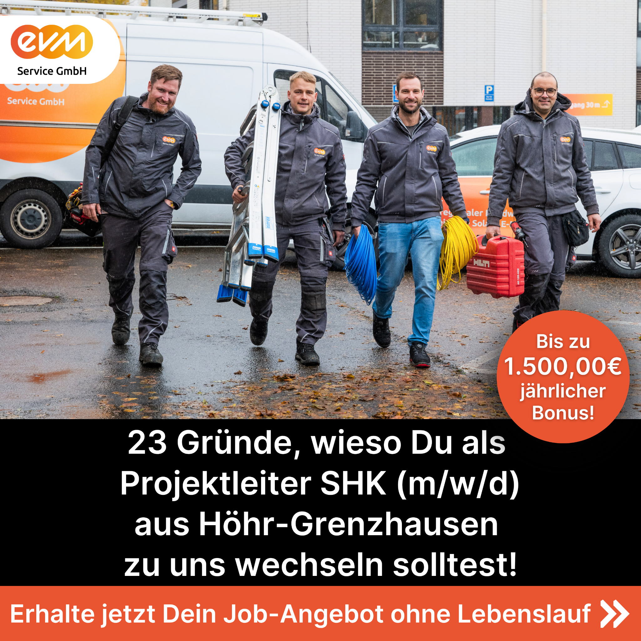 Candidate Flow: SHK Karriere Facebook ad