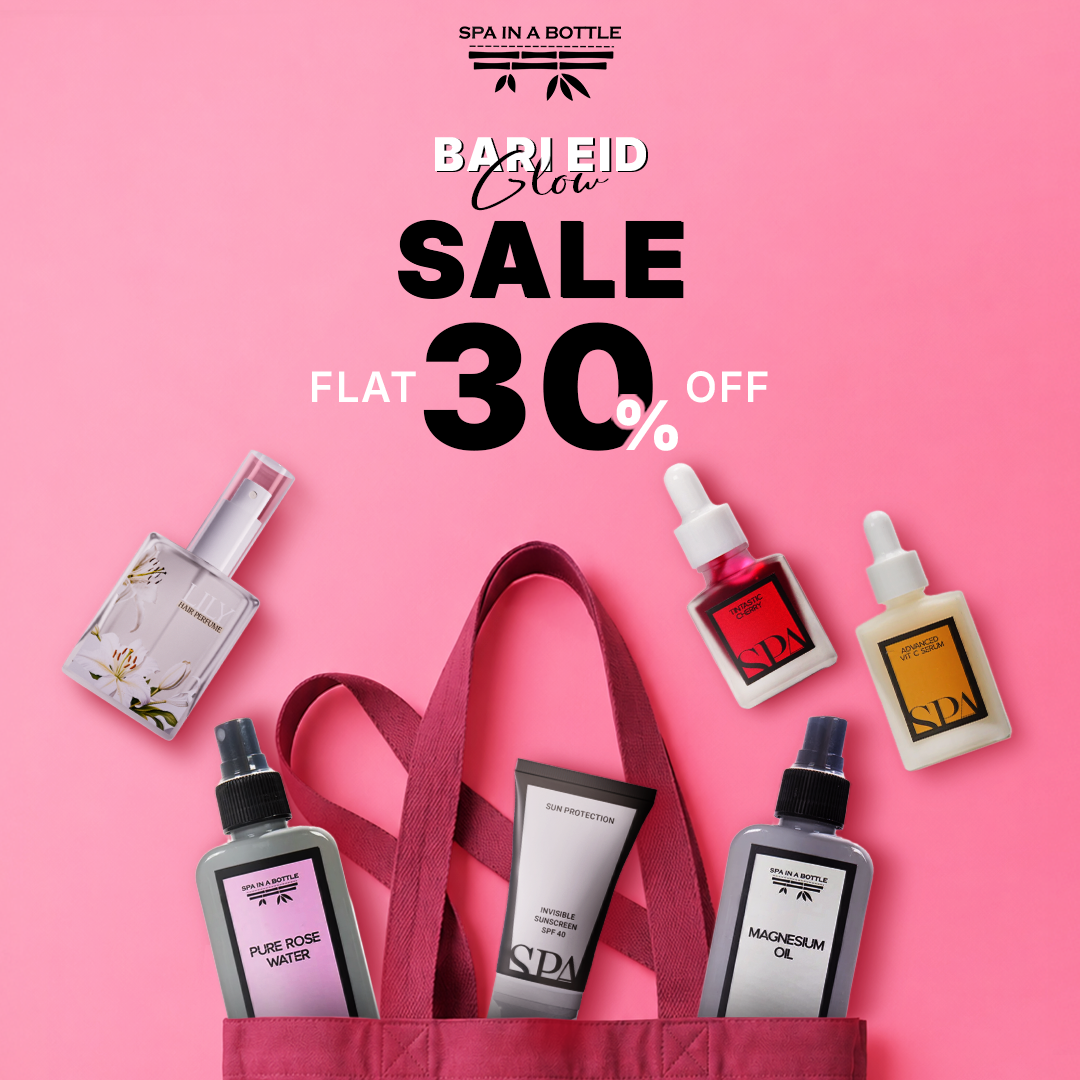 Spa in a Bottle Facebook ad: Bari Eid Glow Sale is LIVE!