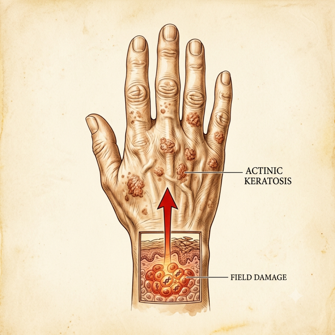 Actinic Keratosis Reset Facebook ad