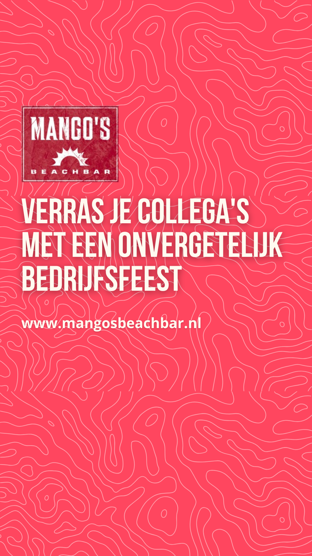 Mango's beachbar Zandvoort Facebook ad from Mar 20, 2026