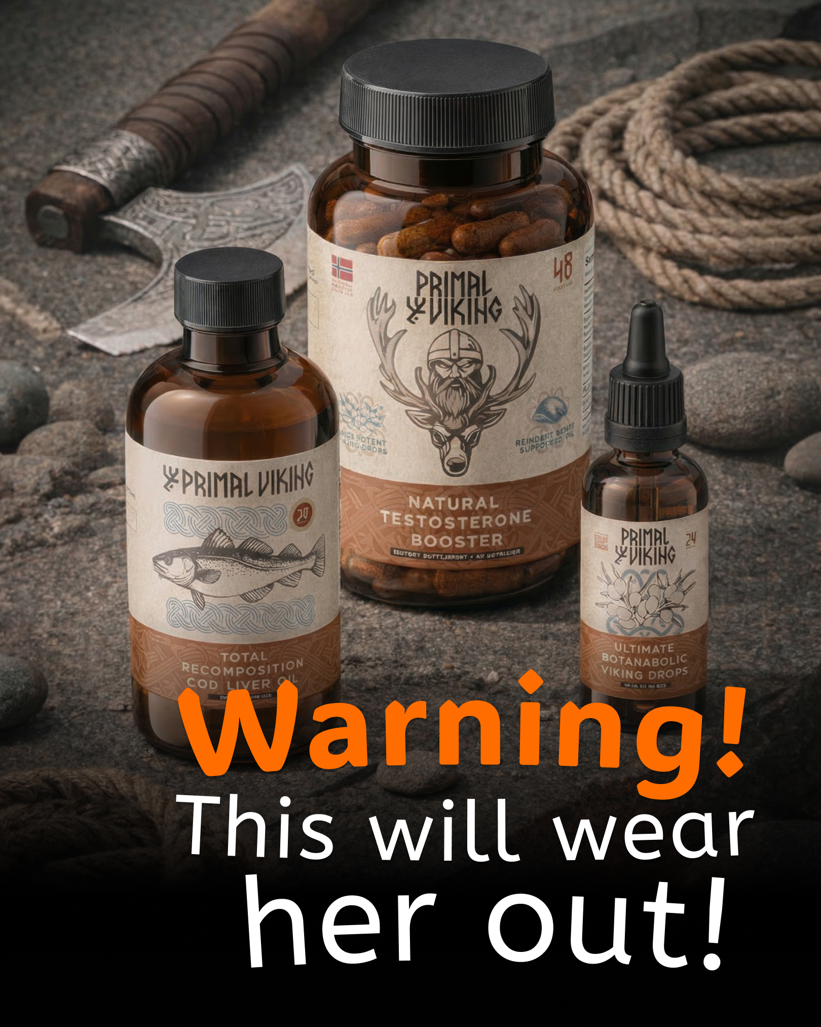 Primal Viking Facebook ad