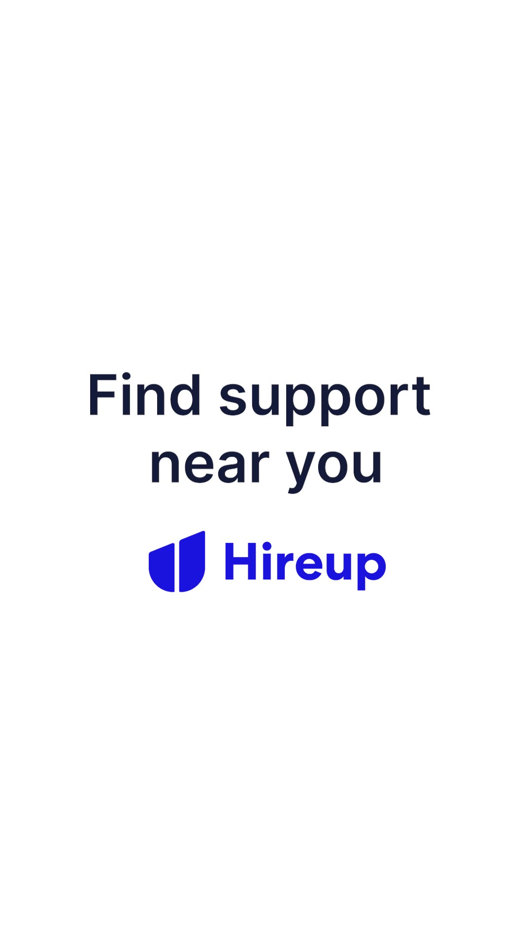 Hireup Facebook ad: Find trusted support near you