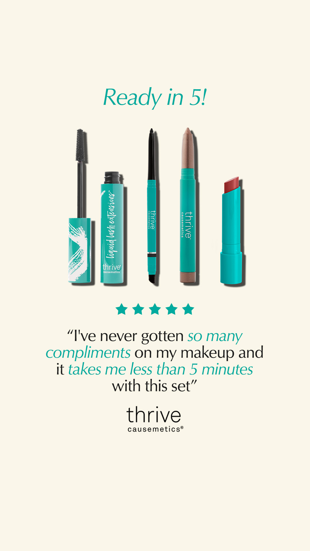 Thrive Causemetics Facebook ad