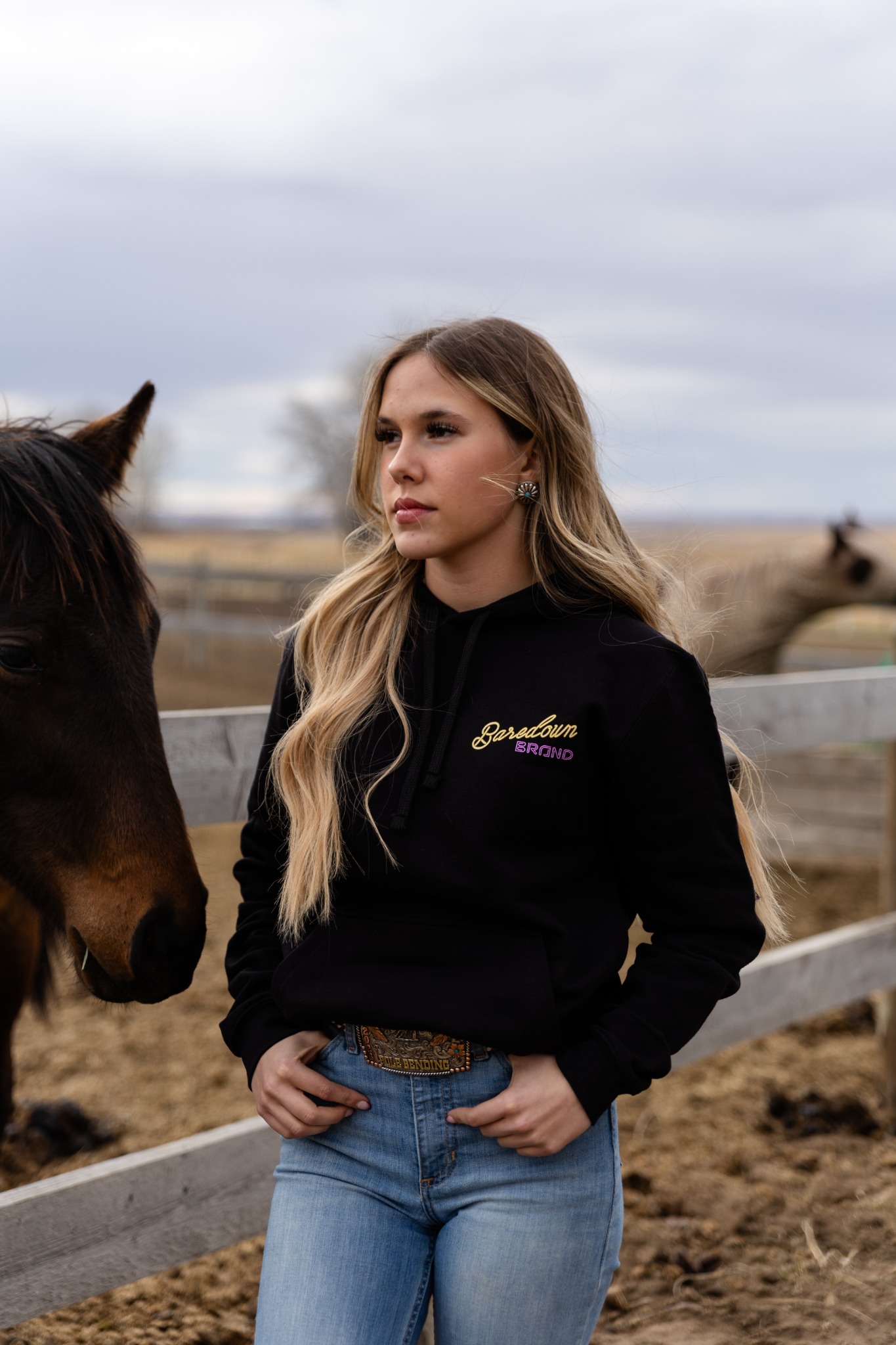 Baredown Brand Facebook ad: It's hoodie season.