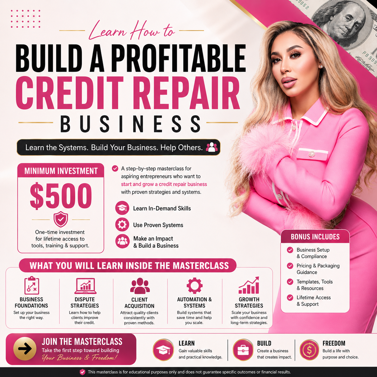 Clean Slate Solutions LLC Facebook ad: Build Your Credit Repair Business | Live Masterclass