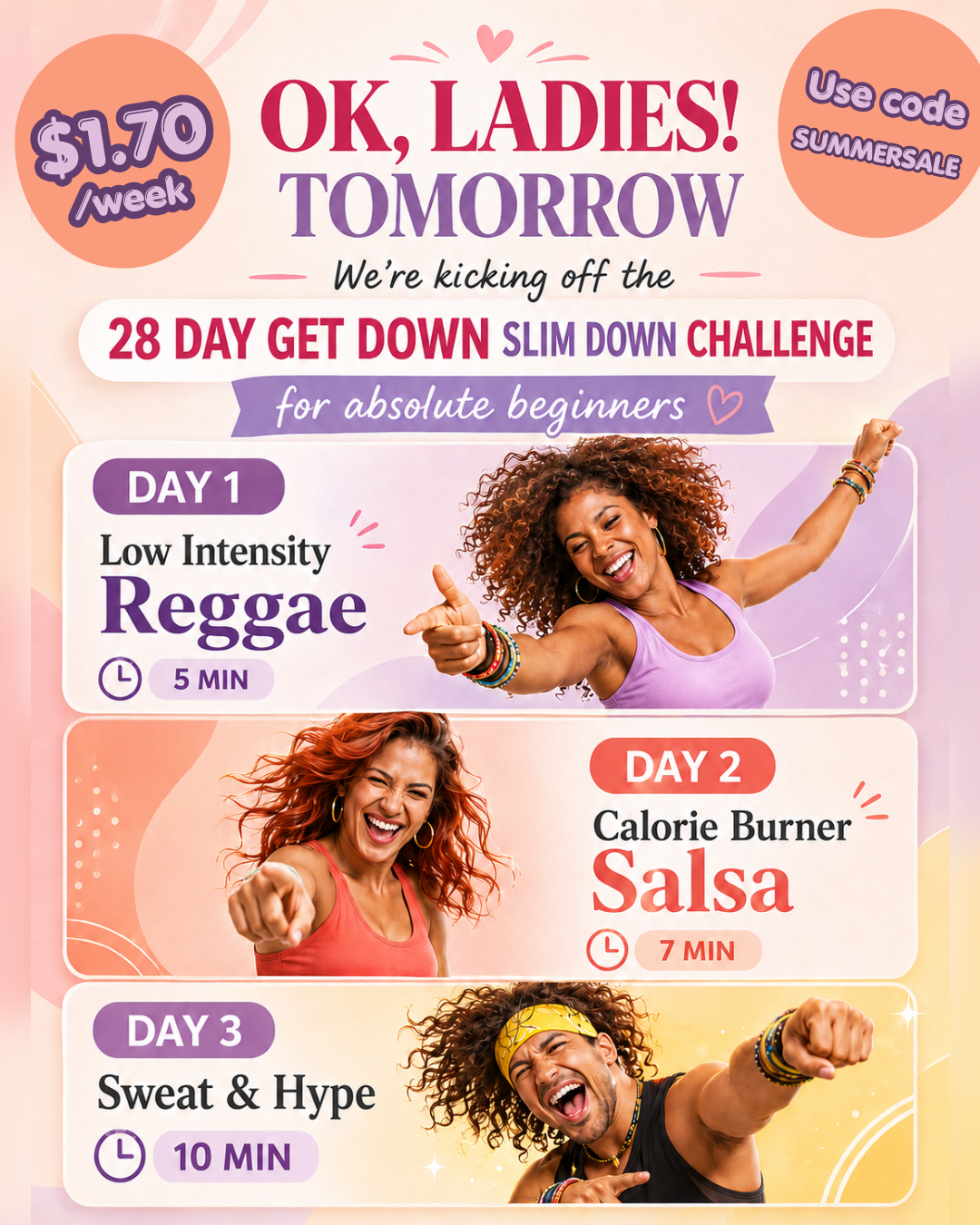 Zumba Fitness Facebook ad