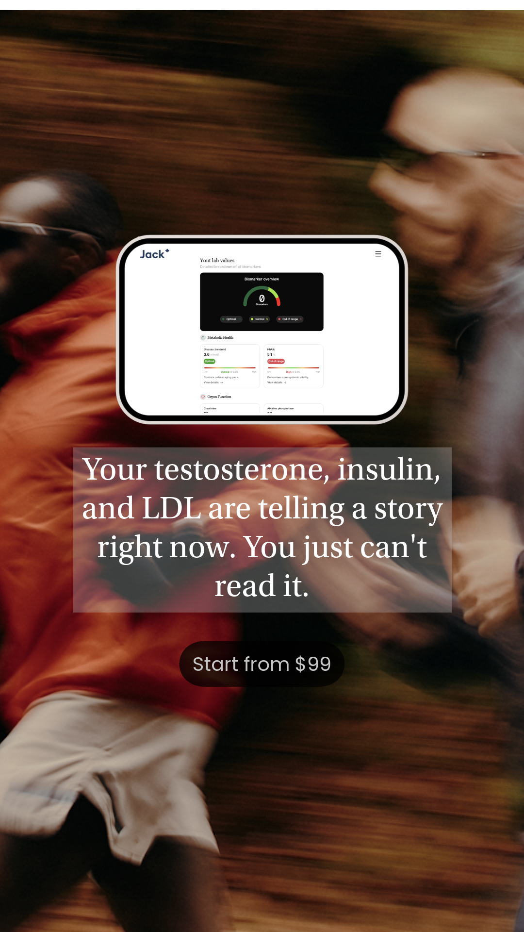 Jack Health Facebook ad